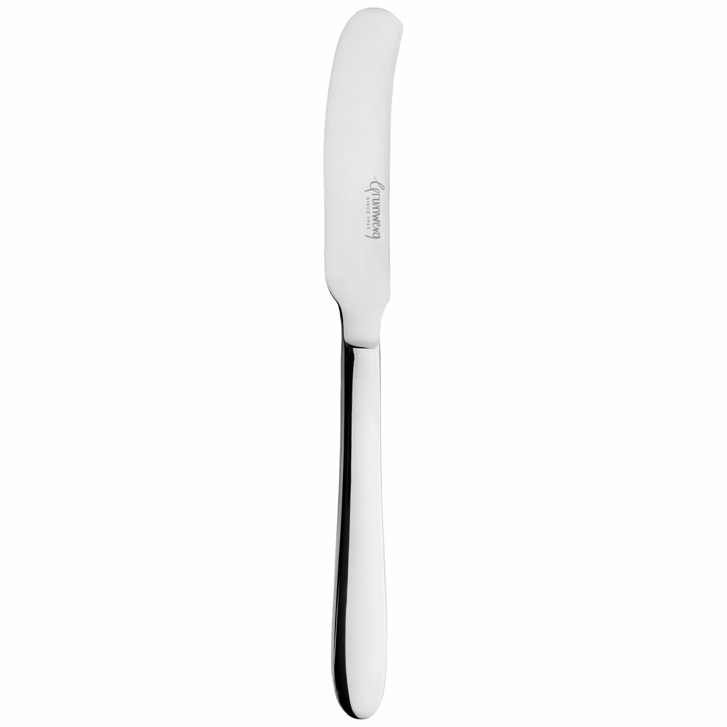 Grunwerg Windsor Noże do masła, stal nierdzewna 18/10, zestaw 12 sztuk, wysoki połysk, 16 cm