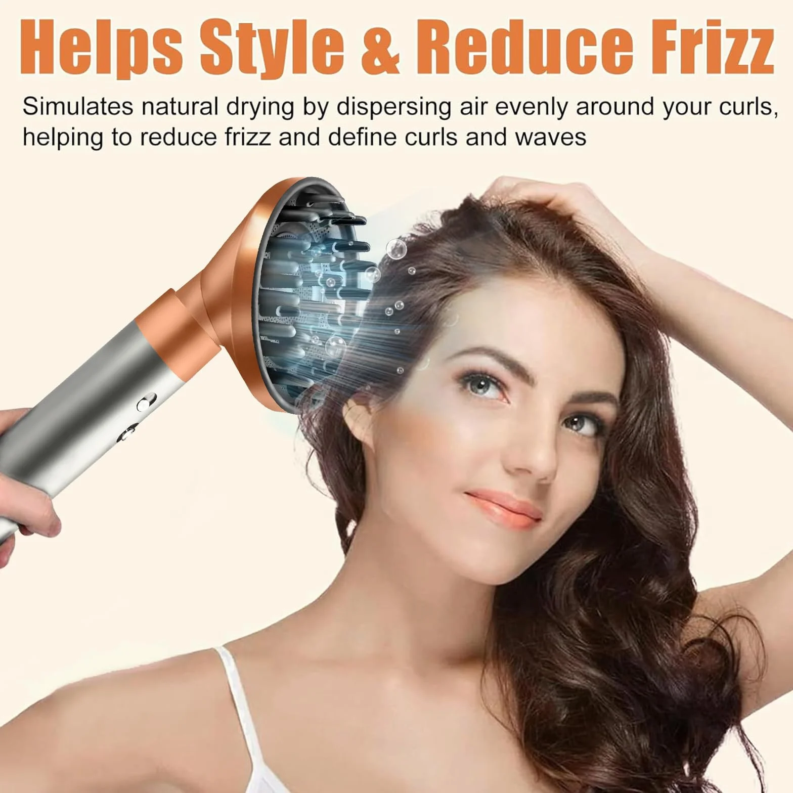 Ulepszona nasadka dyszy dyfuzora do Dyson Airwrap Styler, dyfuzor suszarki do włosów, akcesoria części, 973365-01
