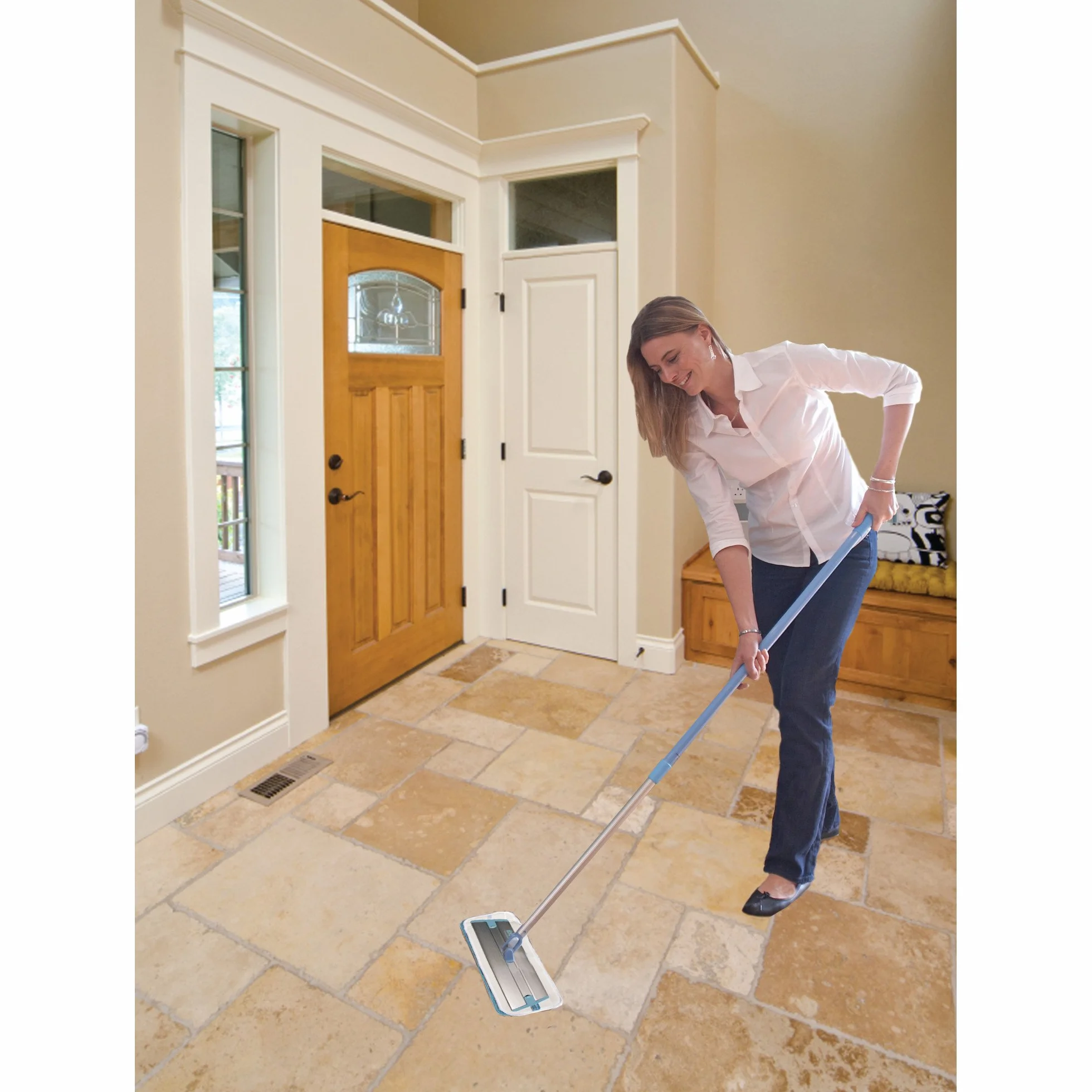 E-Cloth Deep Clean Mop, mikrofibra, niebieski, 1 sztuka