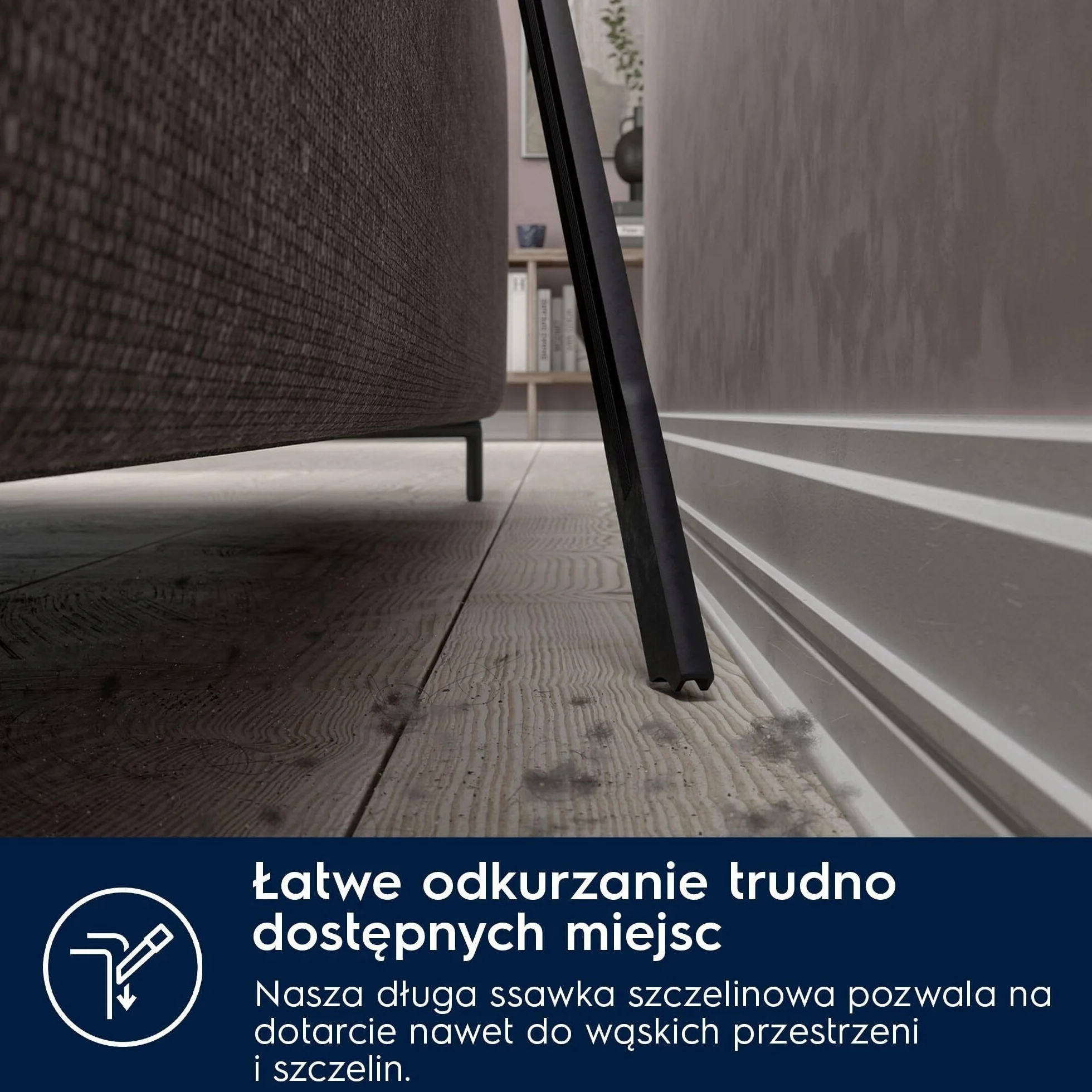 Electrolux Odkurzacz Workowy Clean 600 EB61C3WBL 73 dB 99,99% skuteczność odkurzania Kompaktowy 12 m Brąz
