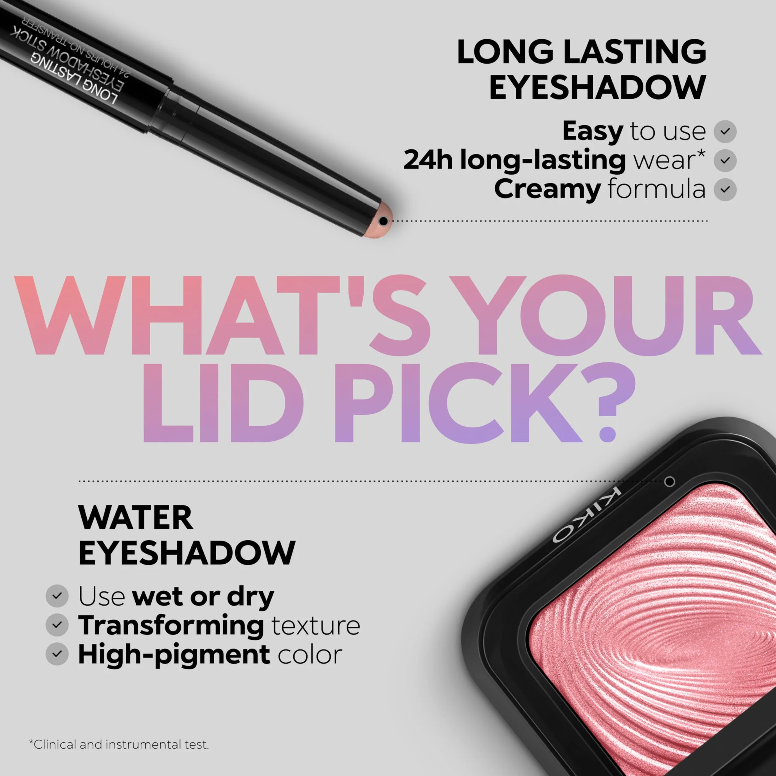 Kiko Milano Long Lasting Cień do Powiek, 08 Shell, 18 g
