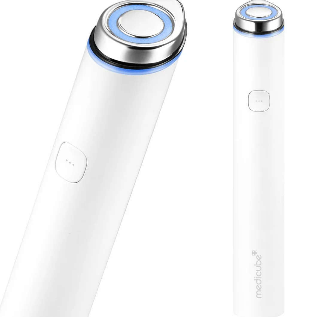 Medicube Booster Pro Mini White | domowe narzędzie do pielęgnacji twarzy - Glow Booster do szklanej skóry, stymulujące wchłanianie pielęgnacji skóry, koreańska pielęgnacja skóry