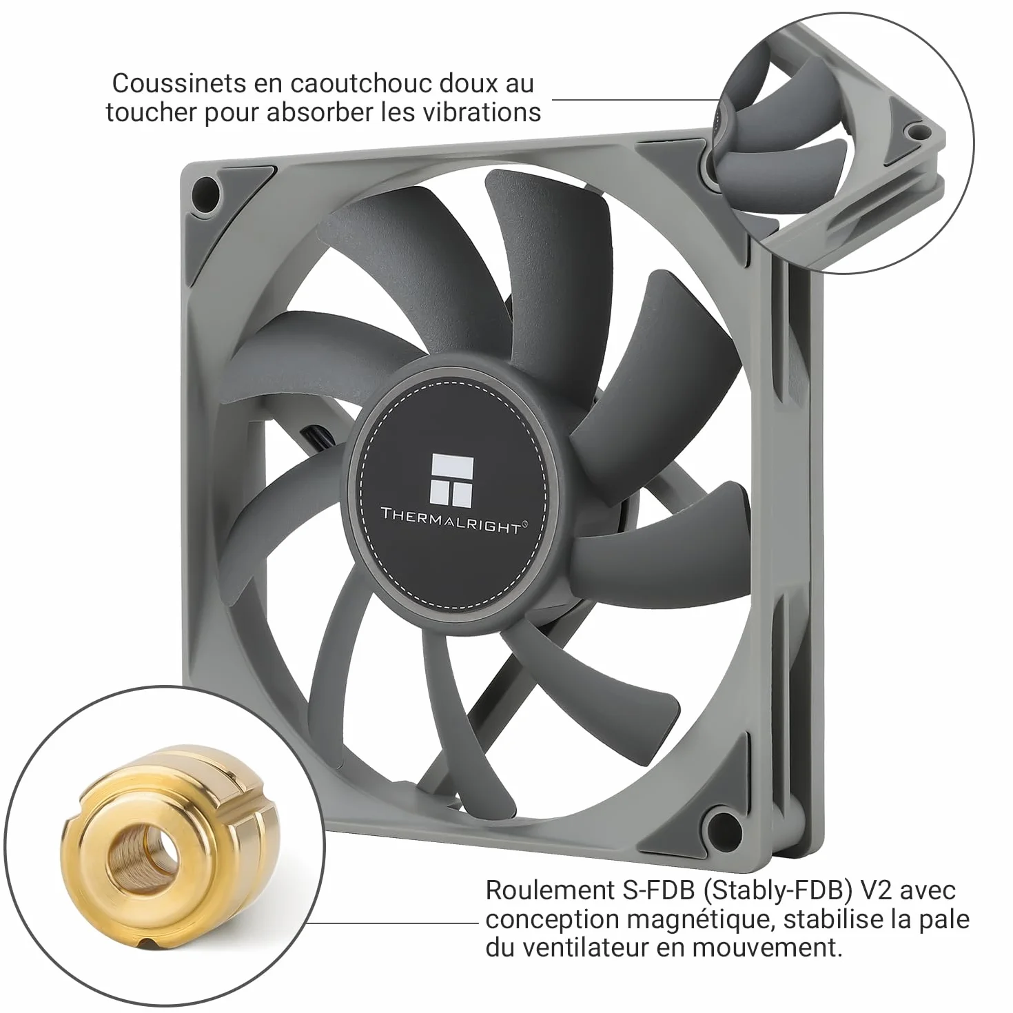 Thermalright TL-8015 Wentylator CPU, 2200RPM High Speed, 80MM Cichy PWM, Chłodzenie Komputera Z Łożyskiem S-FDB