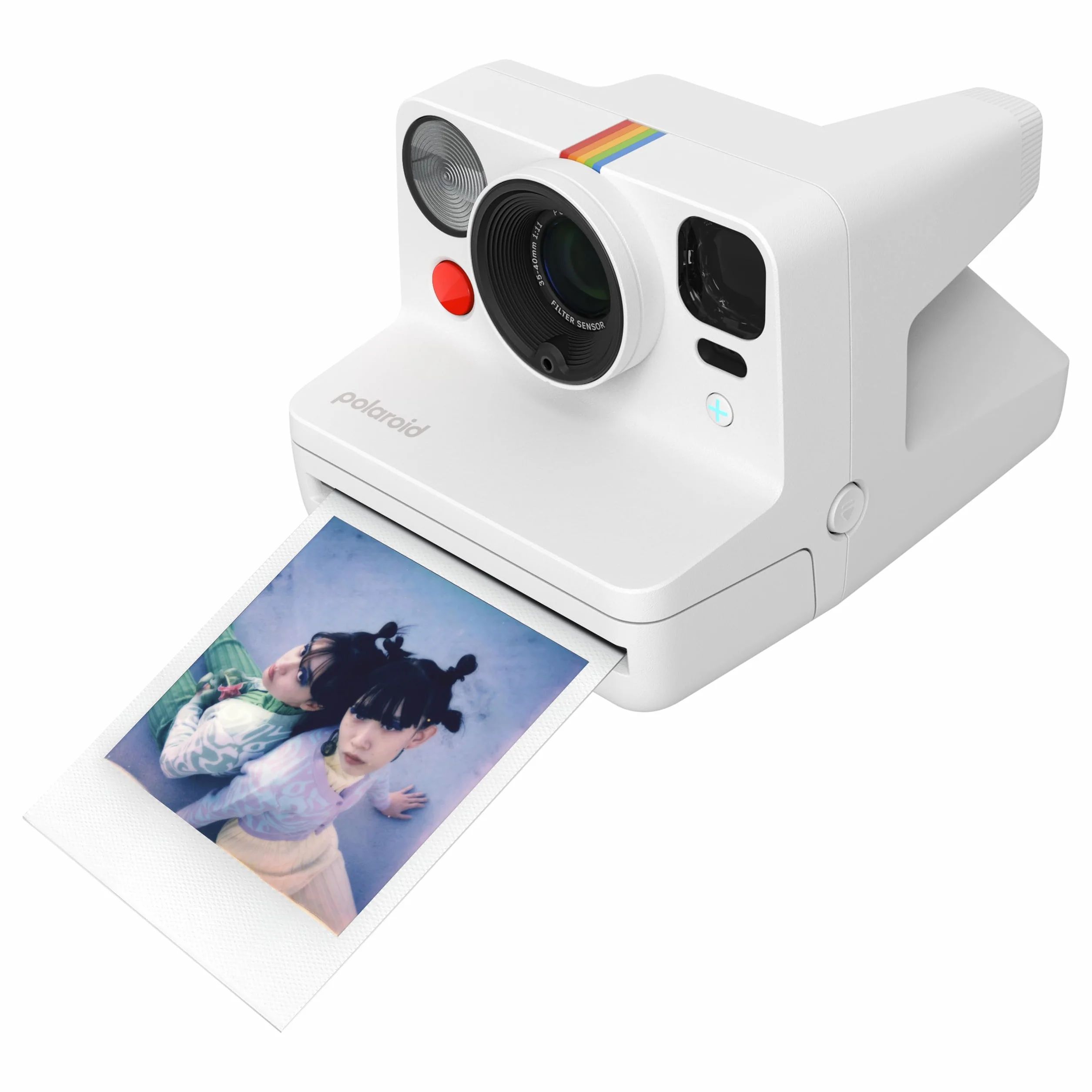 Polaroid - NOW+ Gen3 - Aparat natychmiastowy Bluetooth Connected - Zestaw aparat + film kolorowy (16 zdjęć) Biały (6563)