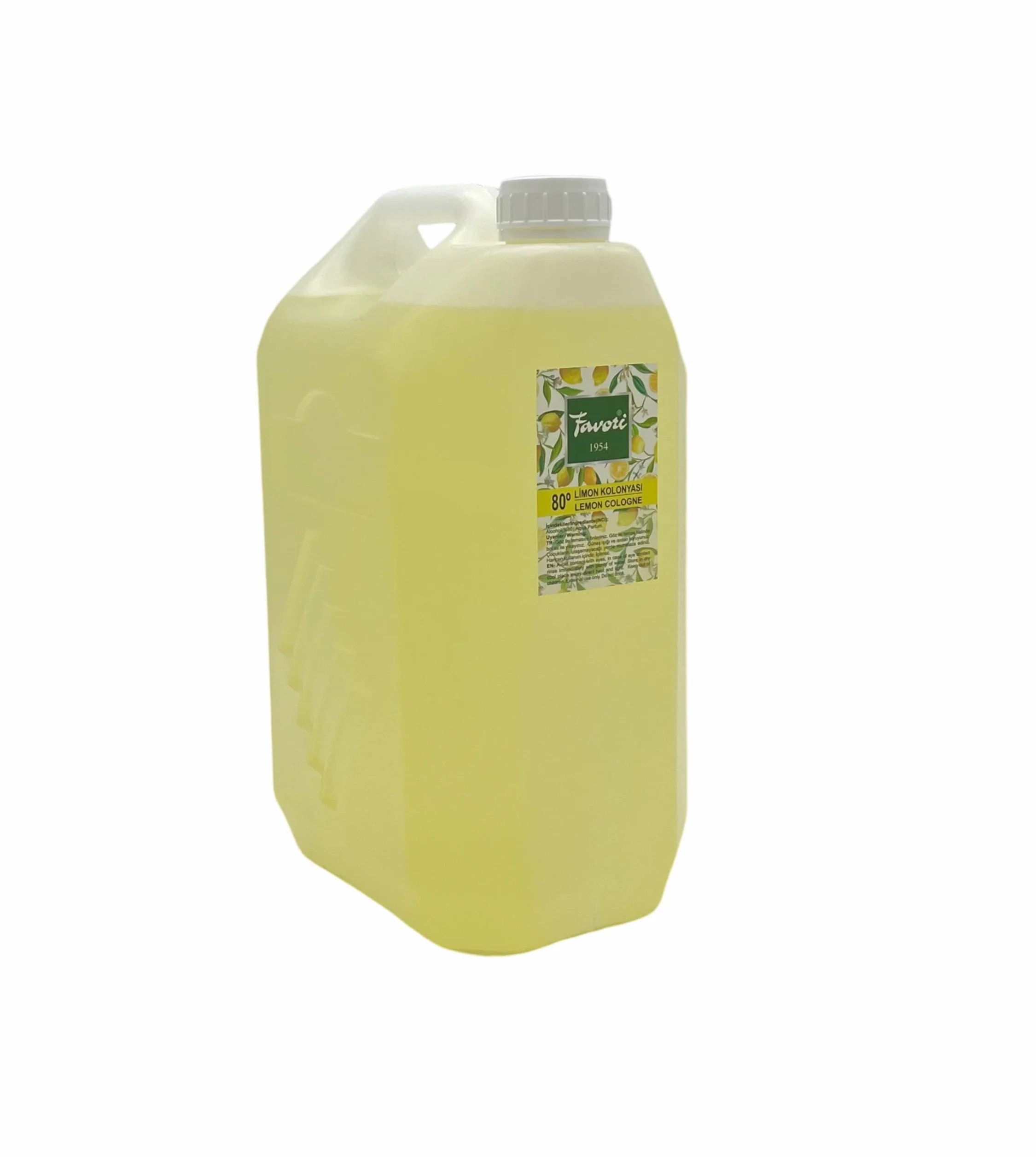 UZMAN Favori Kolonya 80° Limon Cologne since 1954, 5 l cytrynowa woda zapachowa woda kolońska unisex perfumy limonkoloniasi woda po goleniu