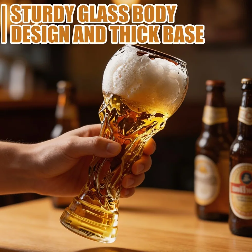 Kieliszki do piwa Weizenbierglas 350/450/600/800/850 ML, na piwo, koktajle, napoje bezalkoholowe (800 ML)