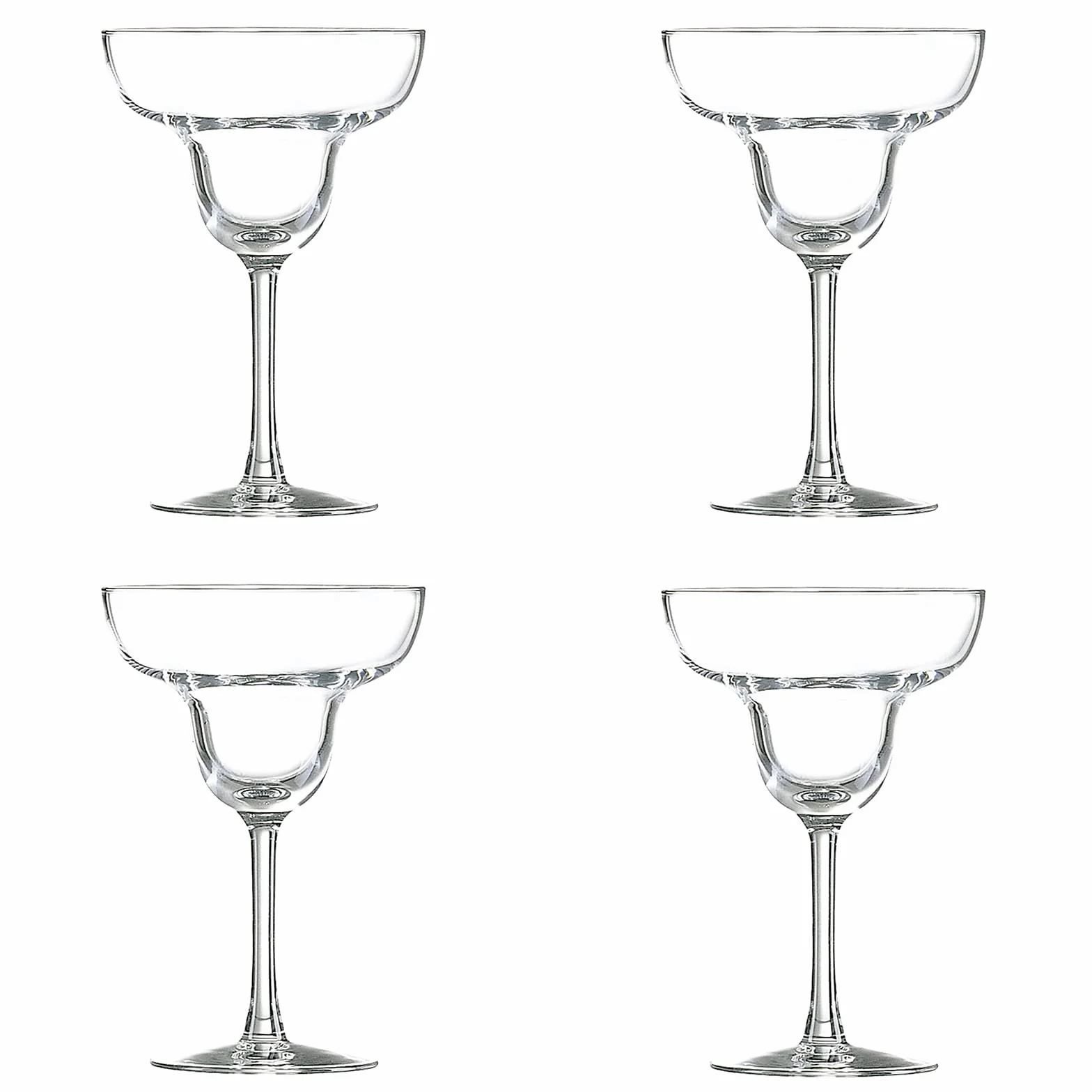 alpina Zestaw 4 szklanek koktajlowych do margarity, 250 ml