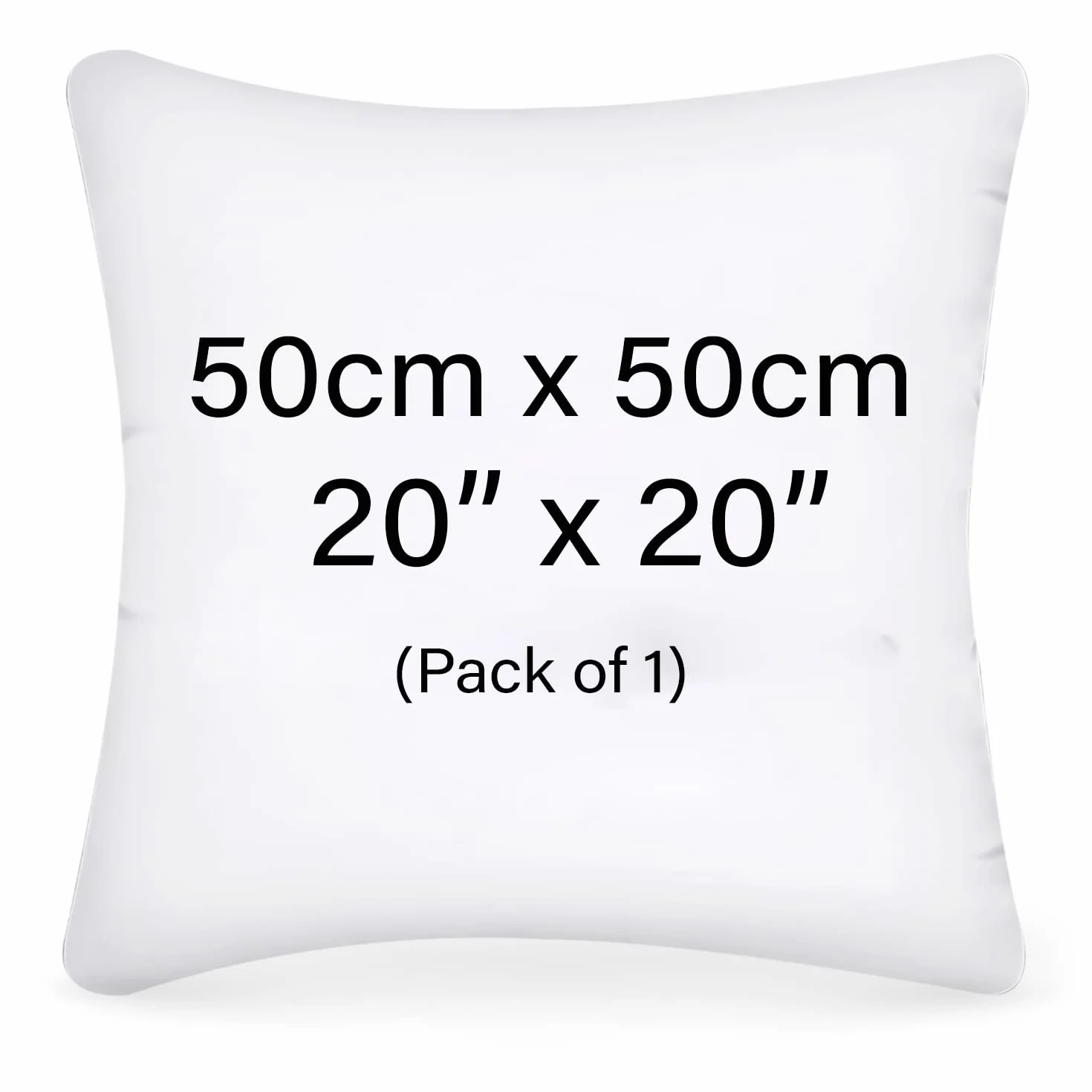 Wkłady do poduszek 50x50 cm Hipoalergiczne Hollowfibre Białe