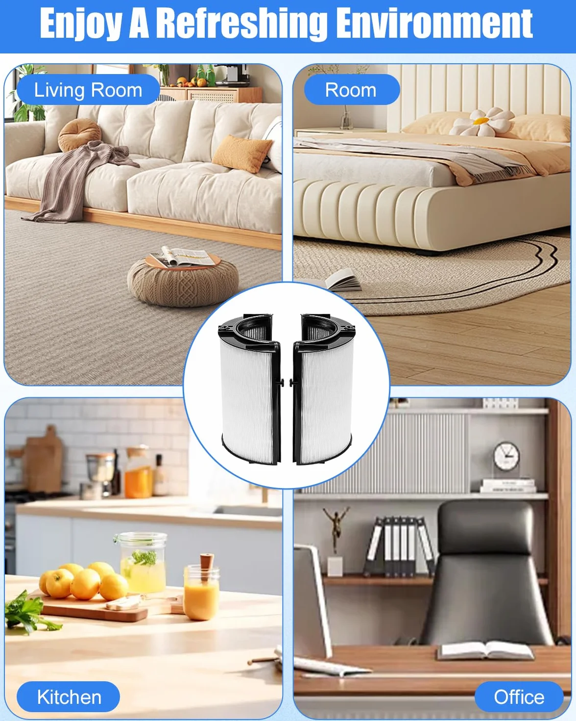 Filtr wymienny 2 w 1 H13 do Dyson HP04 TP04 DP04 PH04 HP09 TP09 HP07 TP07 PH03 PH01 360° Pure Cool