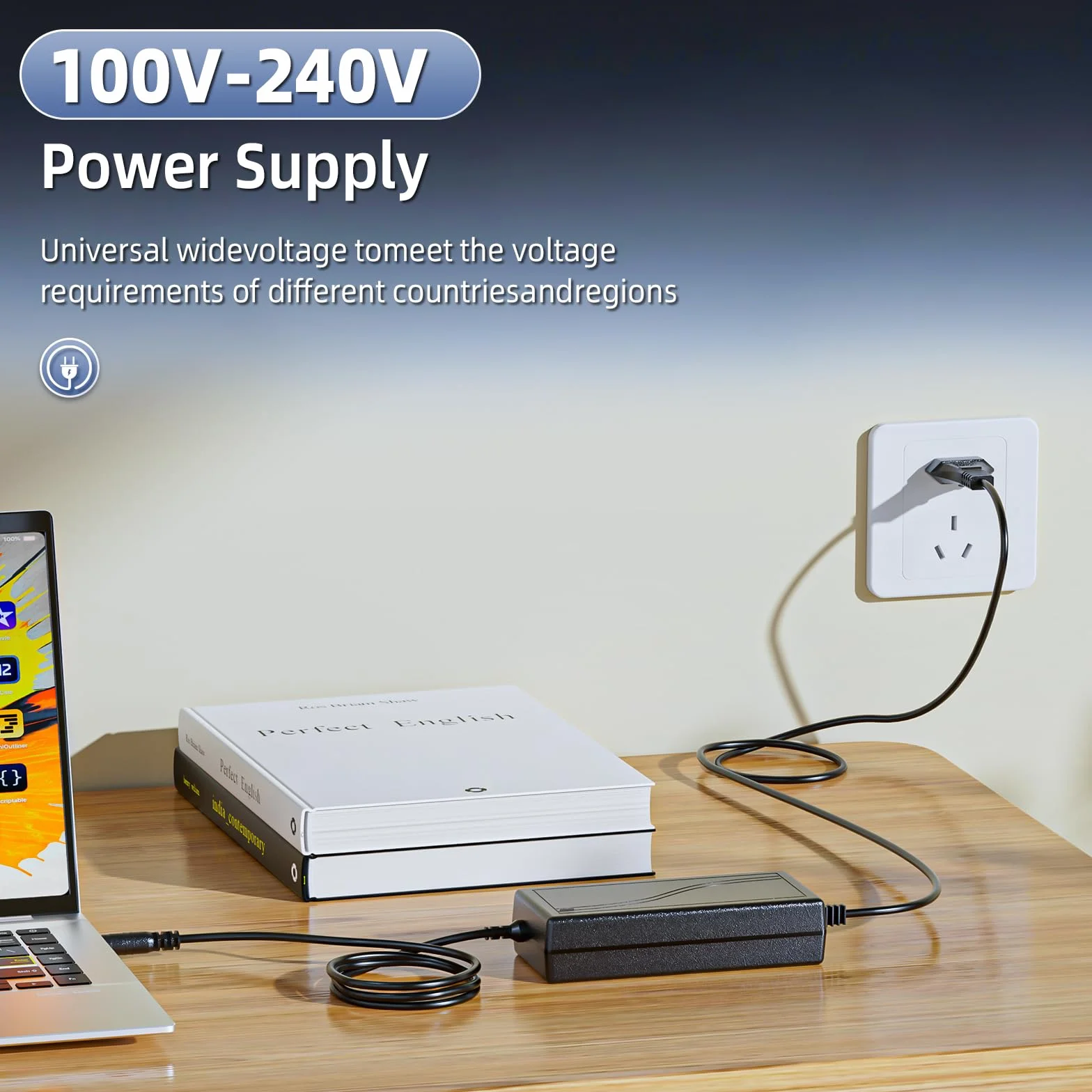 Starvortex Adapter 24V 72W 3A, adapter AC-DC 100-240 V na prąd stały 24 V, uniwersalna ładowarka z gniazdem DC, uniwersalny adapter do taśm LED routerów