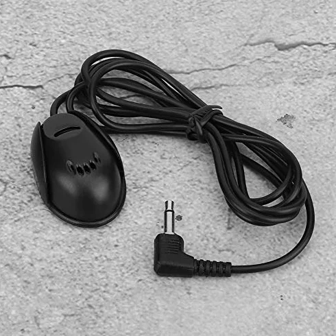 Mikrofon samochodowy, mini mikrofon zewnętrzny Akozon 3,5 mm do radia samochodowego GPS Bluetooth Radio DVD