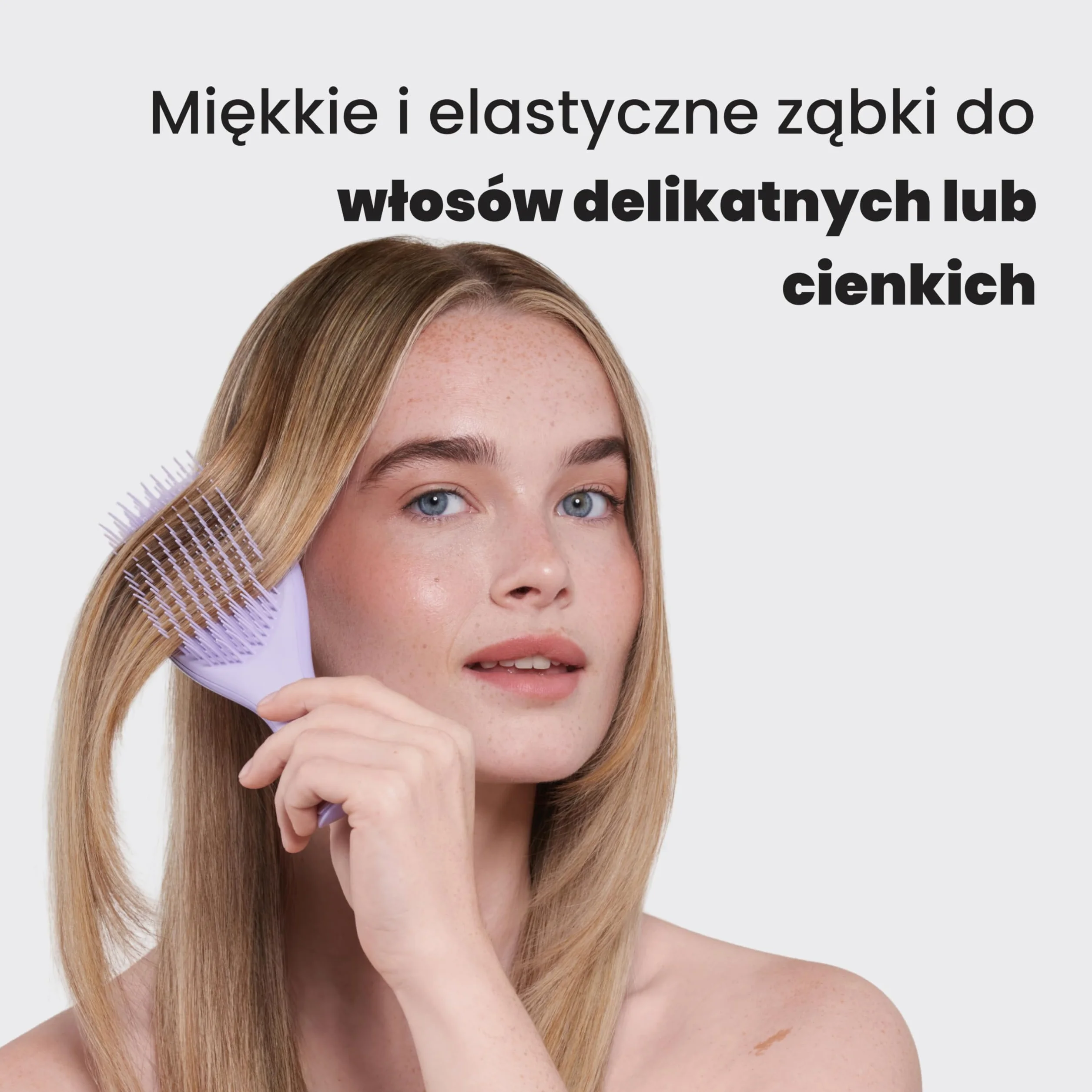 Tangle Teezer Fine & Fragile Ultimate Detangler, do cienkich i delikatnych - Miękkie, elastyczne ząbki redukują łamanie i ciągnięcie - Łagodna dla delikatnych włosów - Hipnotyzujący wrzos