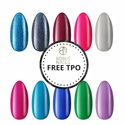 Boska Nails Dreamland kolekcja lakierów do paznokci, długotrwałe lakiery hybrydowe, intensywne kolory, 6 ml, precyzyjne wykończenie, do 3 tygodni, lampa UV LED