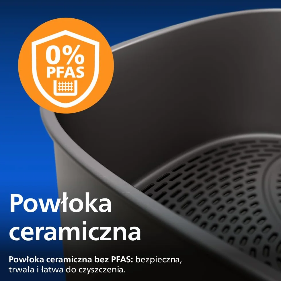 Philips Airfryer Ovi serii 5000 Megabasket Steamfry 9,5 l RapidAir czyszczenie parą NA565/00