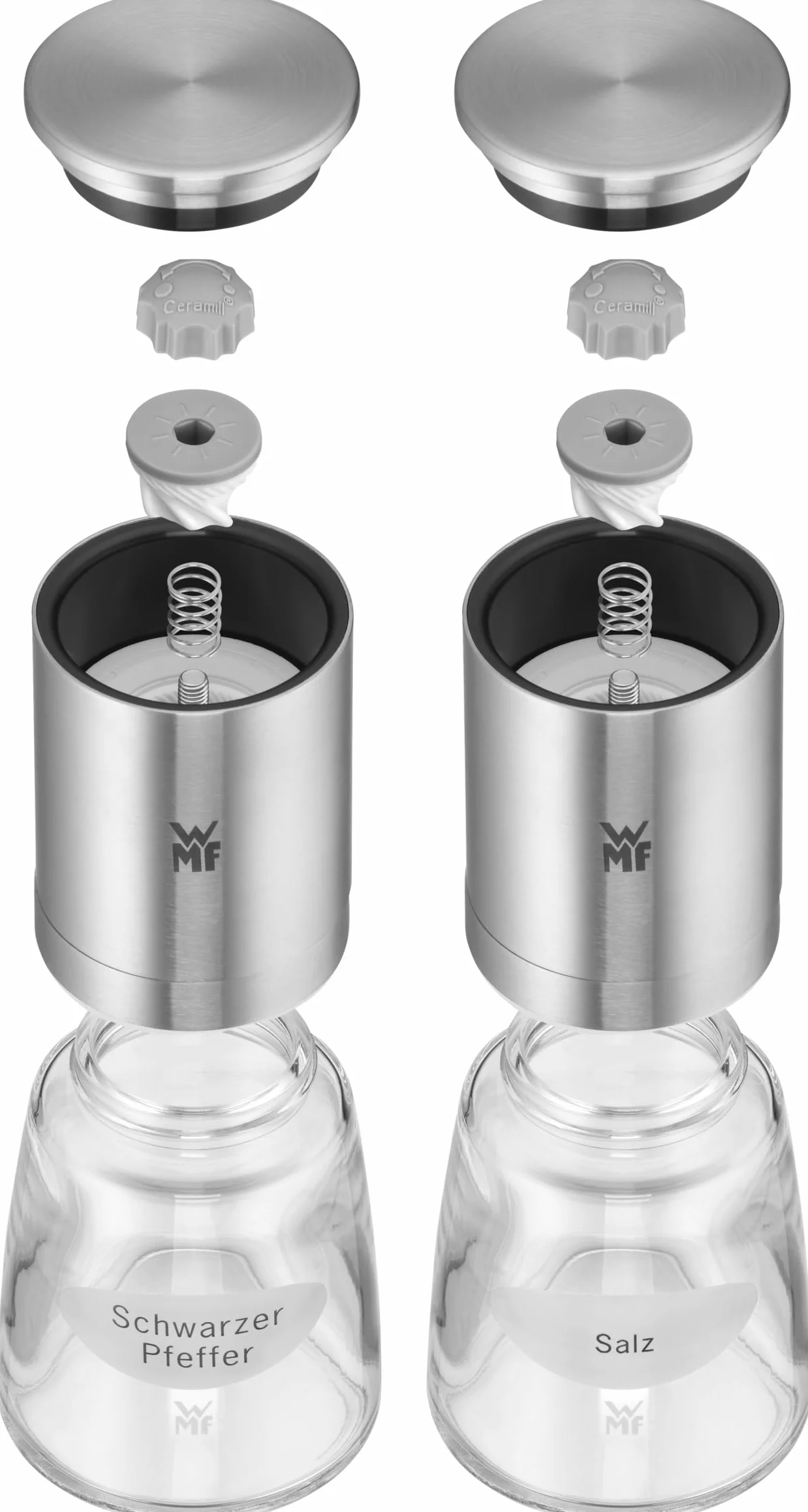 WMF De Luxe zestaw młynków do przypraw 2-częściowy