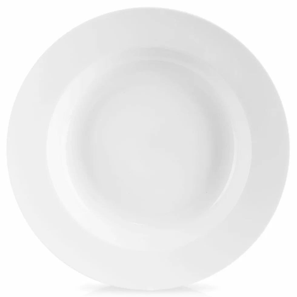 Orion Group Talerz do zupy porcelanowy biały MONA 24,5 cm 350 ml