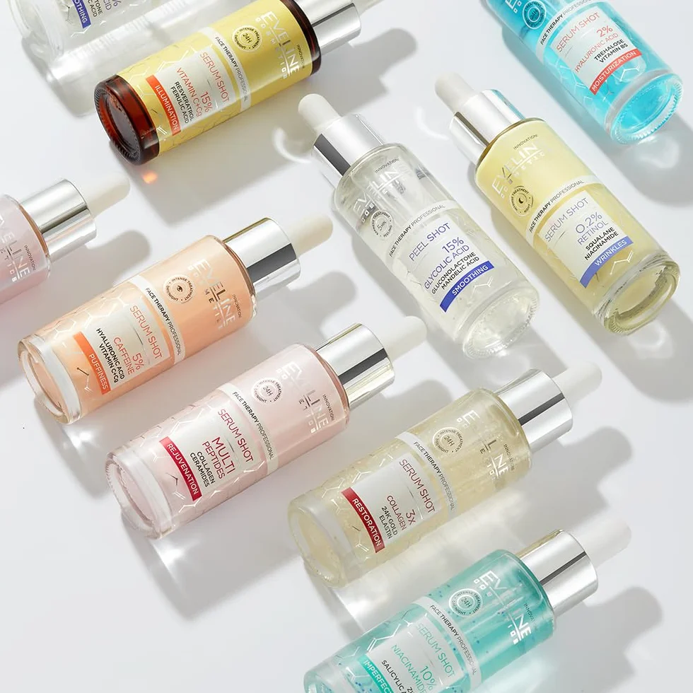 Eveline Cosmetics Serum Shot energetyzujące serum przeciw opuchliznie oczu, 5% kofeiny