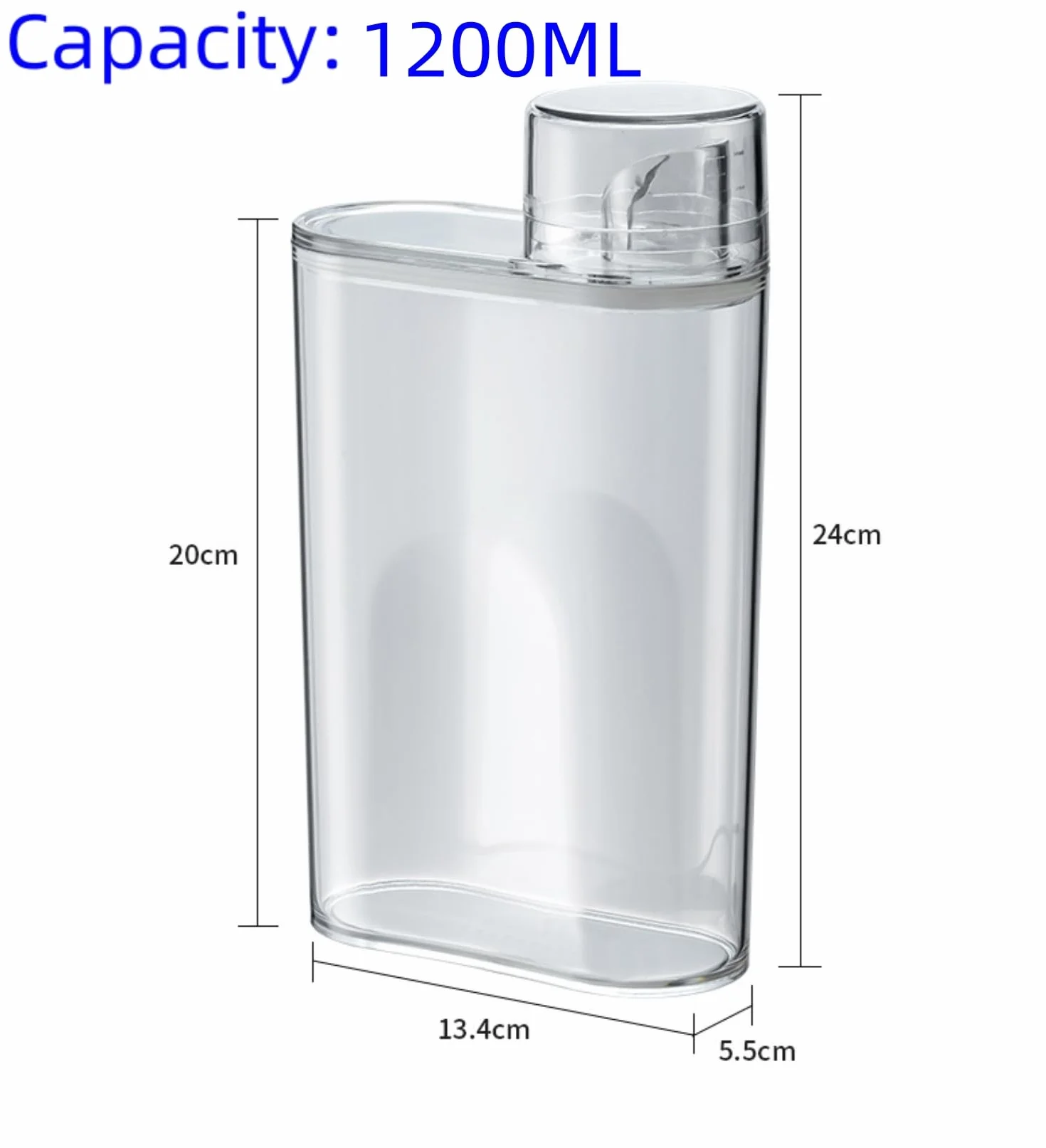 Dozownik detergentów do prania 1300 ml pojemnik na koraliki do zmiękczania tkanin