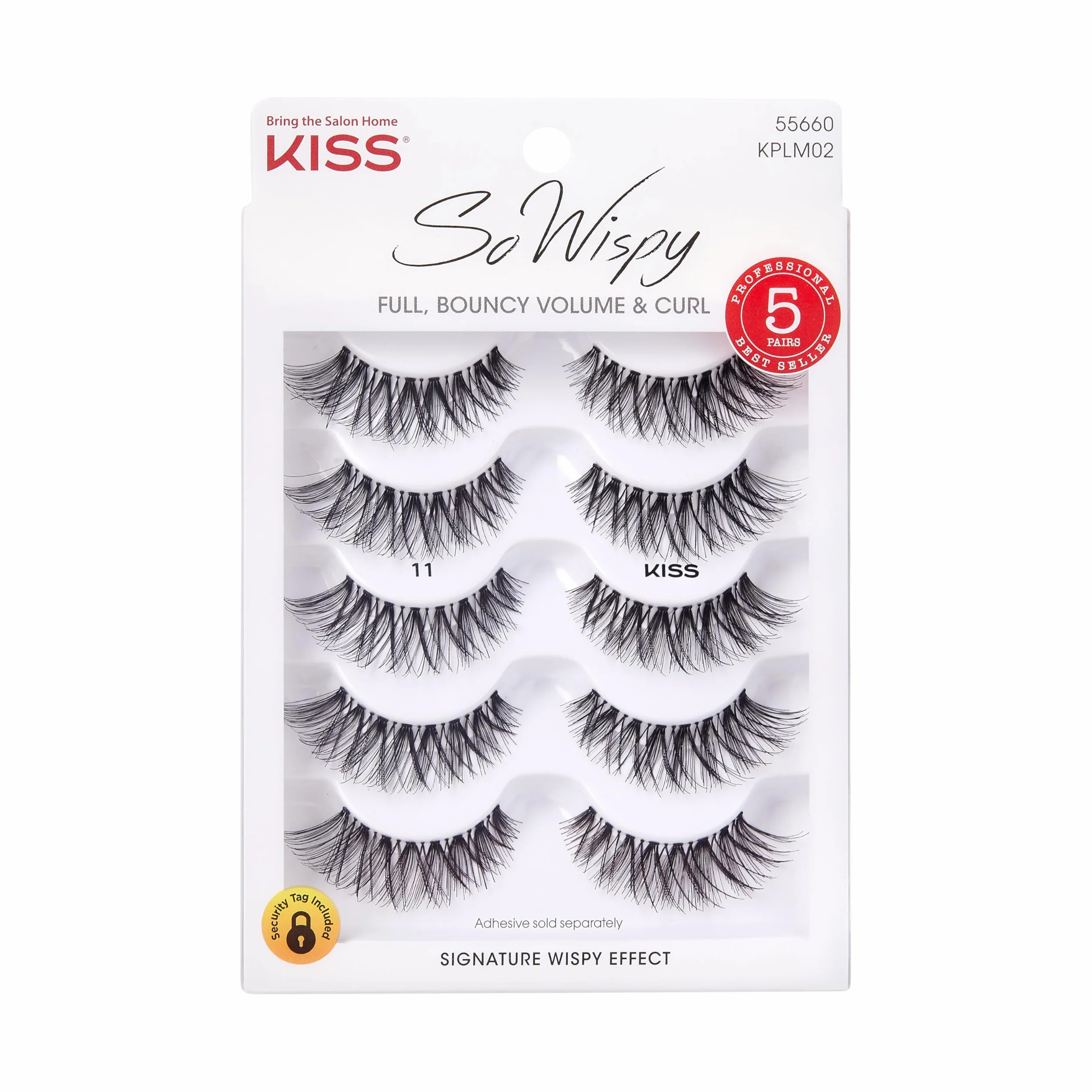 Kiss Products nr 05 Ever EZ Lashes, 10 Count