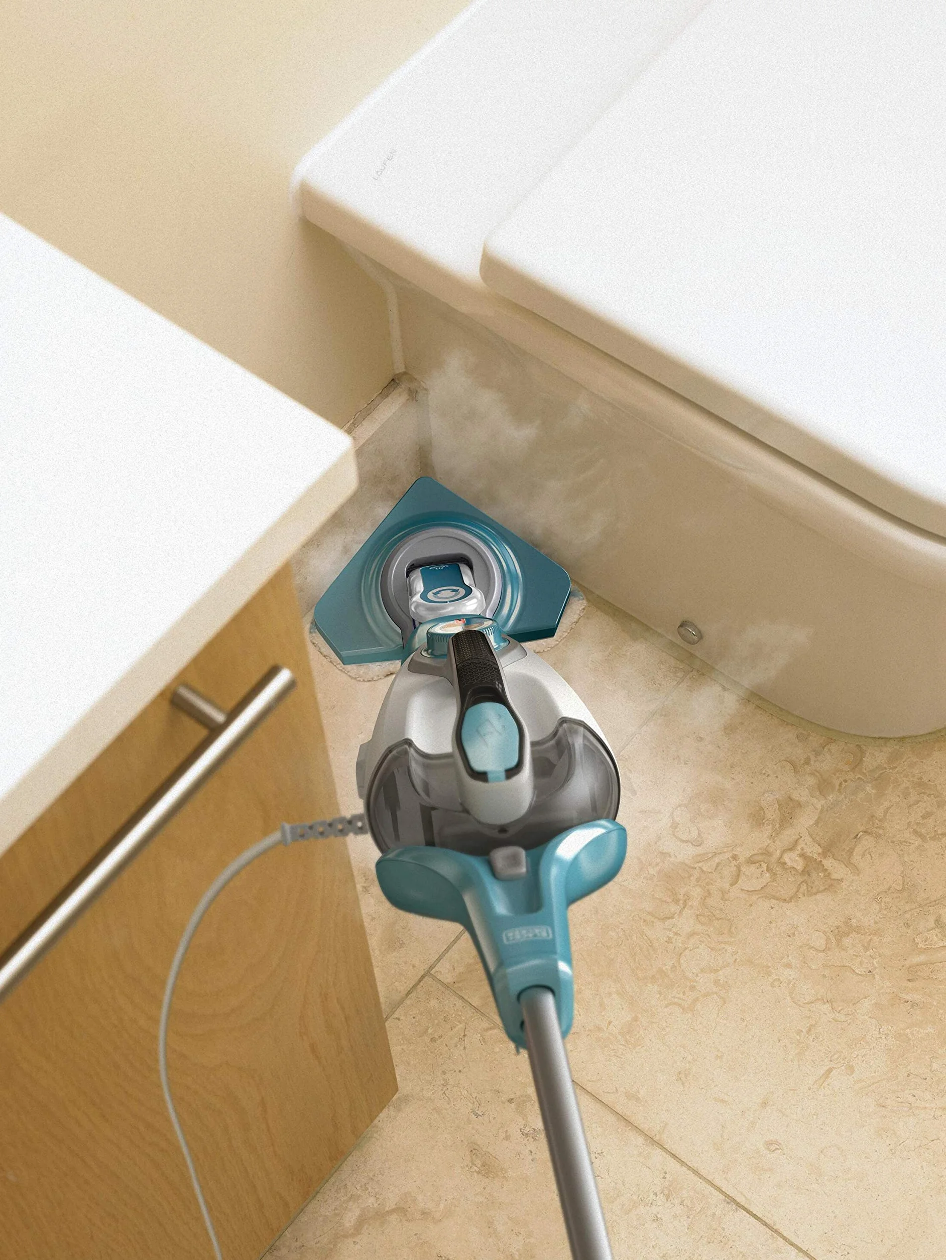 Black & Decker Mop Parowy 2w1 FSMH13101SM 1600W