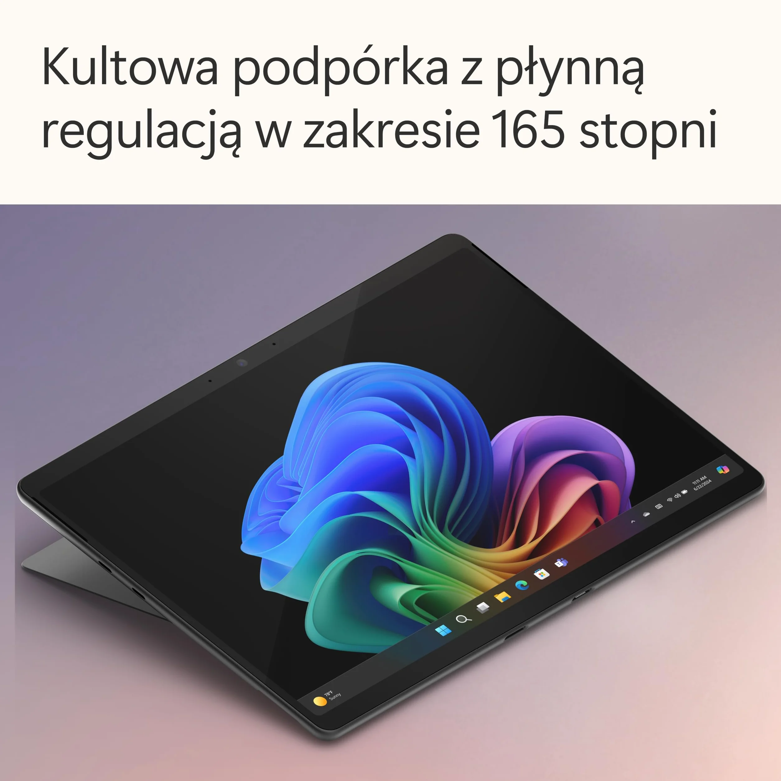 Microsoft Surface Pro, Copilot+ PC, ekran dotykowy OLED o przekątnej 13", Snapdragon® X Elite (12 rdzeni), 16 GB RAM, SSD 512 GB, najnowszy model, 11. edycja, kolor czarny