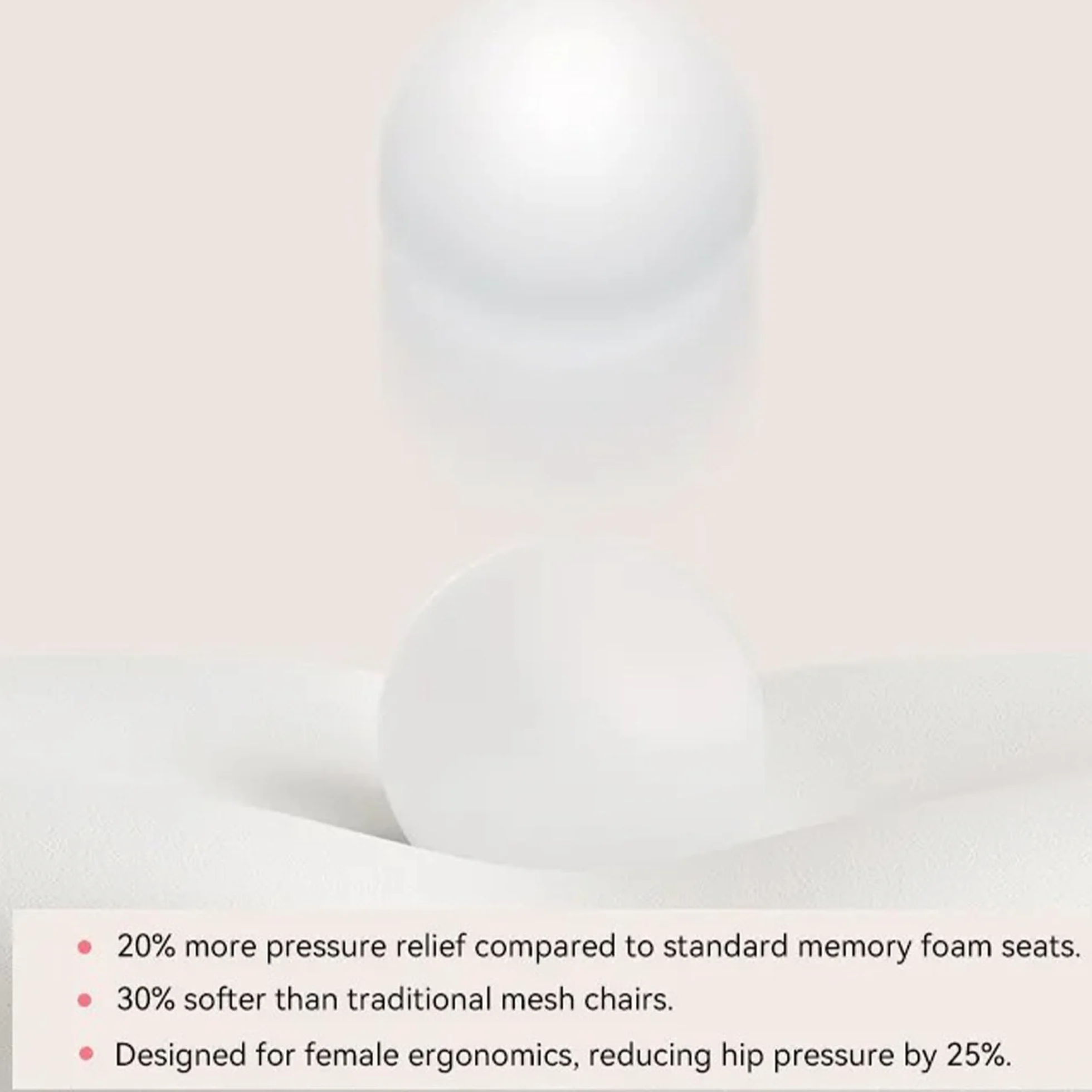 MUSSO E80 Muse FemmePosture™ Ergonomiczny fotel biurowy dla kobiet – nachylenie 135° i 3D podparcie lędźwiowe, 17 cm 4D podparcie głowy, wysuwana podpórka na nogi, regulacja głębokości i wysokości