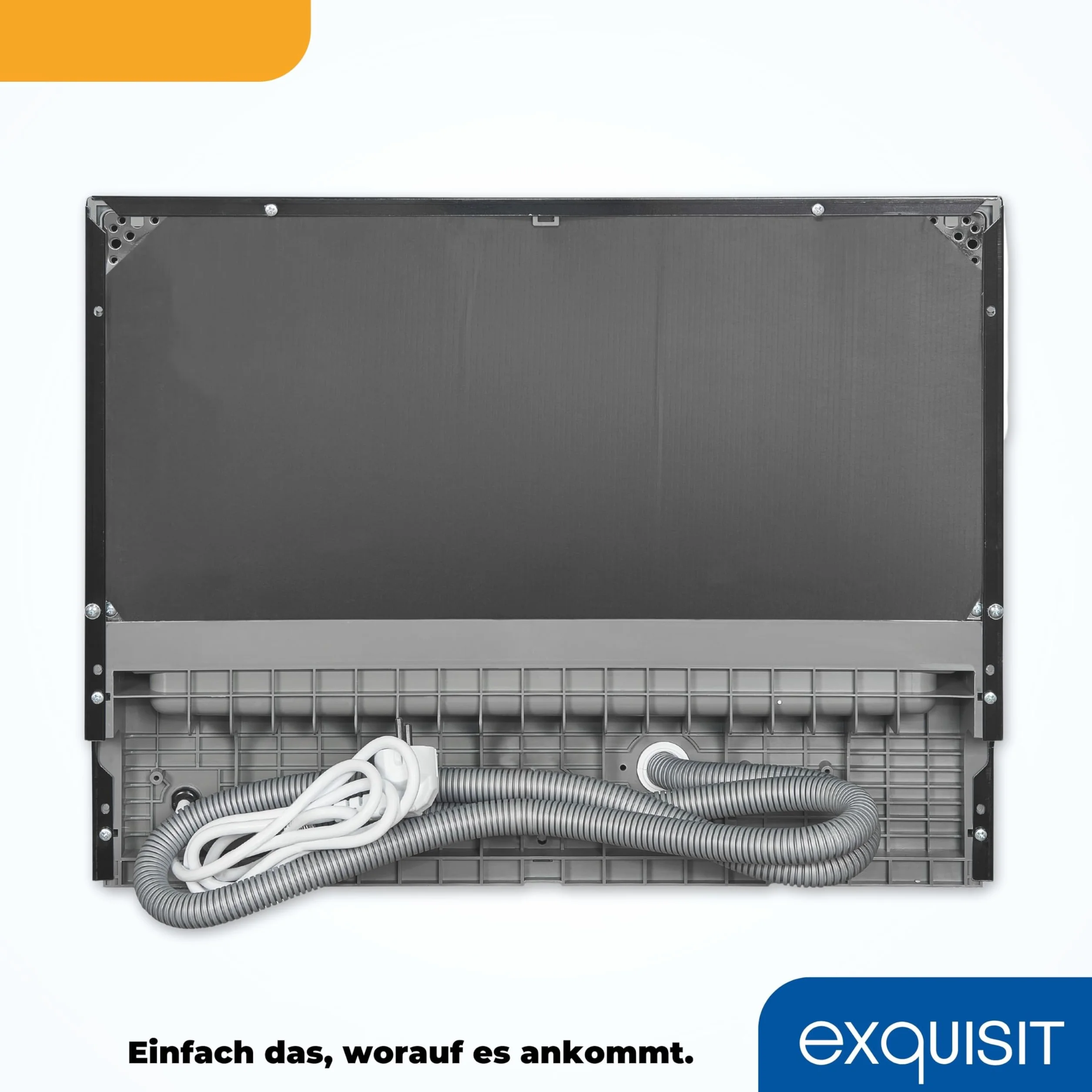 Exquisit Zmywarka stołowa GSP206-030D czarna 55 cm 6 nakryć LED