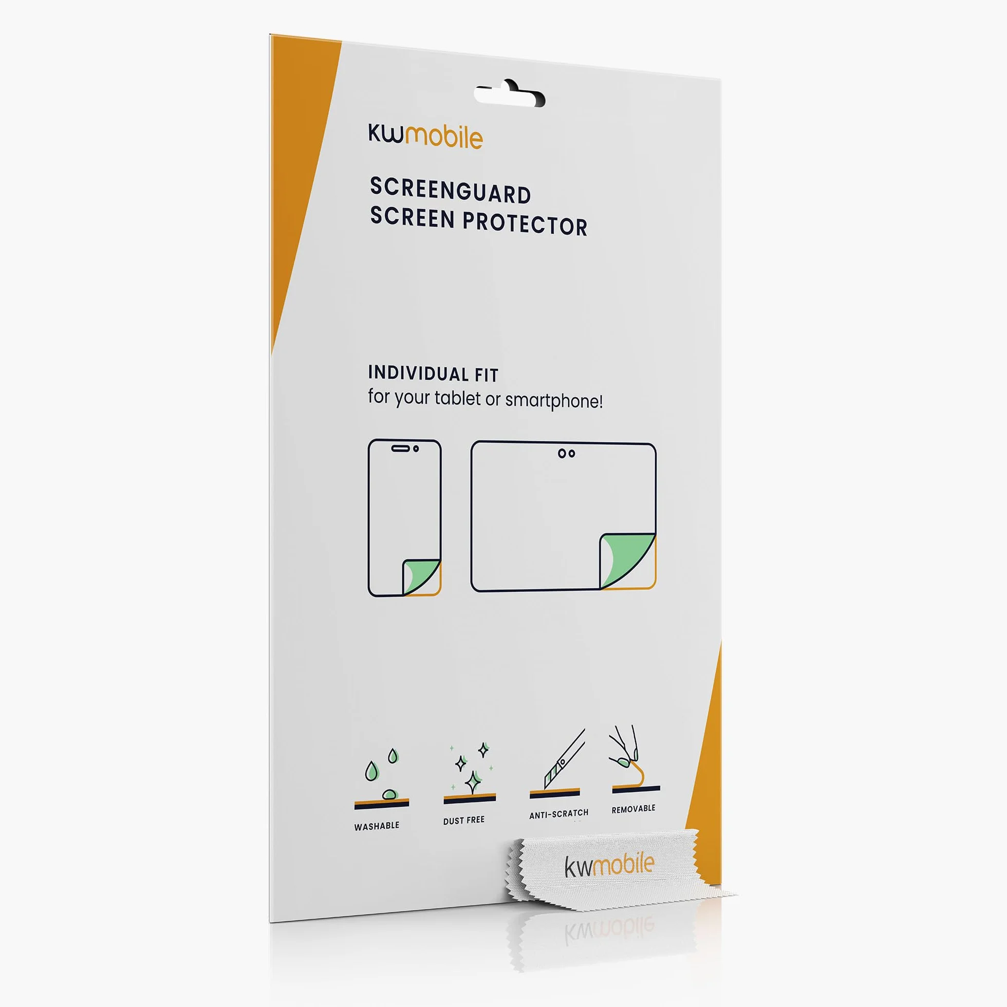 kwmobile Ochraniacz kompatybilny z Apple Macbook Pro 16.2 2024 M4 A3403 / A3186 - Matowa, przeciwodblaskowa folia ochronna na ekran