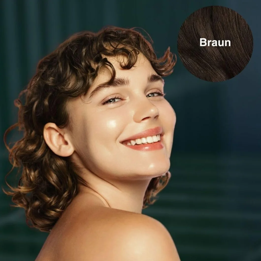 LEON MIGUEL Hair Fiber – posypane włosy – zagęszczanie włosów premium z natychmiastowym efektem w przypadku zakamarków, wypadania włosów i rozświetlonych włosów – puder do włosów | 25 g (brązowy)