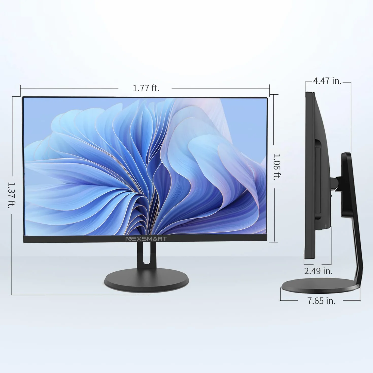 DREAMFYRE Komputer stacjonarny All-in-One 8GB RAM 512 GB SSD PC All-in-One i7 czterordzeniowy (do 3 GHz) 23,8 cala z odpinanym aparatem z regulowanym ekranem 2,4 G/5G, WiFi BT 4.2 IPS HD, czarny