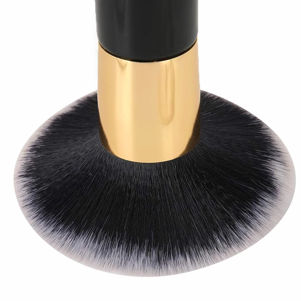 Große, lose Puderbürste, weiches, langes Haar Rouge Foundation Brush Nass Trocken Kosmetikwerkzeug für das tägliche Make up Polierrot Hervorheben der Kontureinstellung Lose Pudermischung