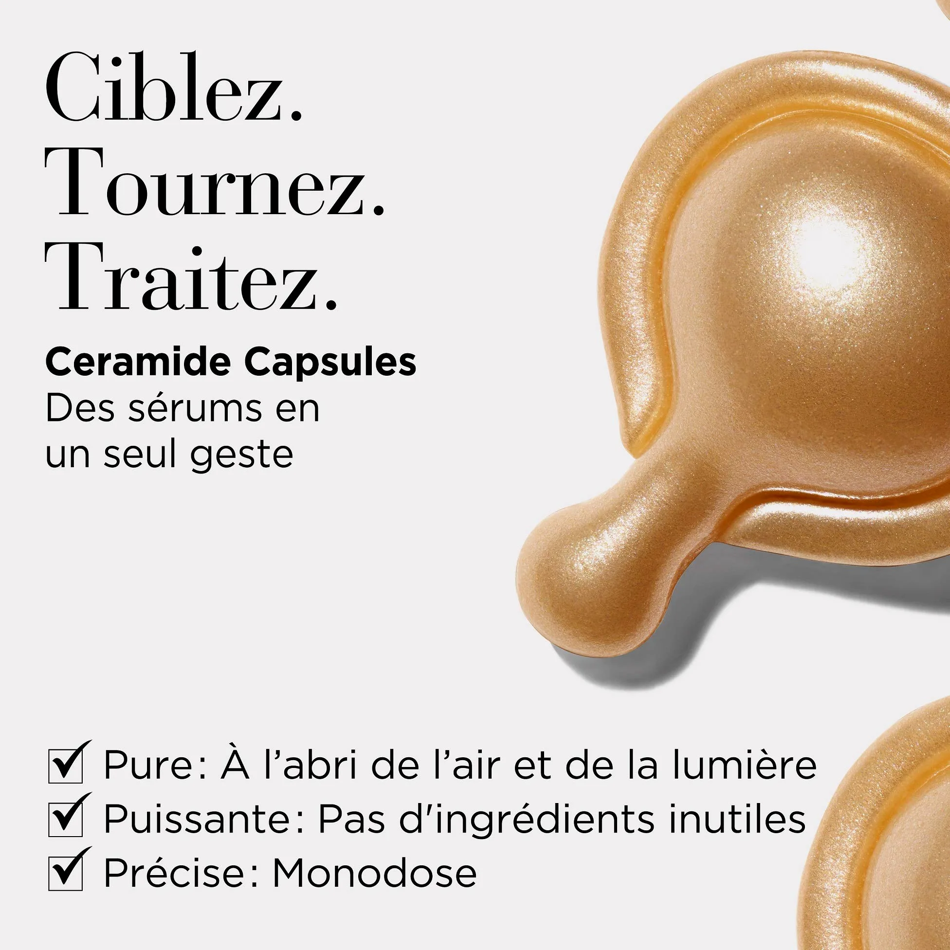 Elizabeth Arden - Zaawansowane Ceramide Kapsułki Duo Twarz i Oczy - Młodzieżowe rozwiązania renowacyjne - Potrójny efekt przeciwstarzeniowy