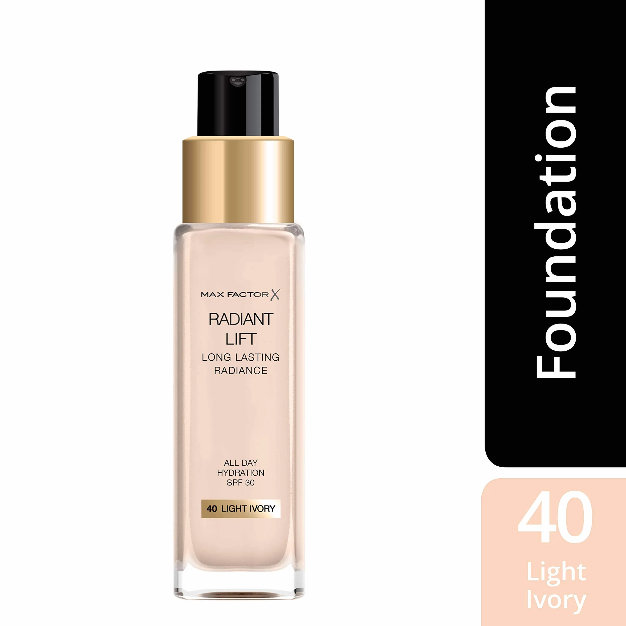 Max Factor Radiant Lift Długotrwały podkład nawilżający SPF 30 nr 40 - Light Ivory