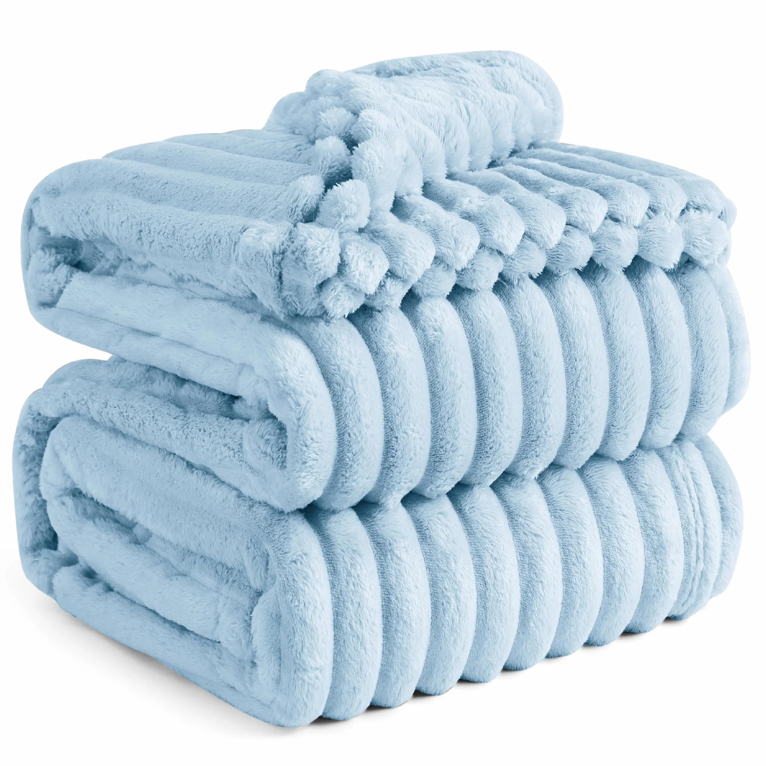 BEDSURE Koc polarowy XXL 240x220 cm ciemnoniebieski