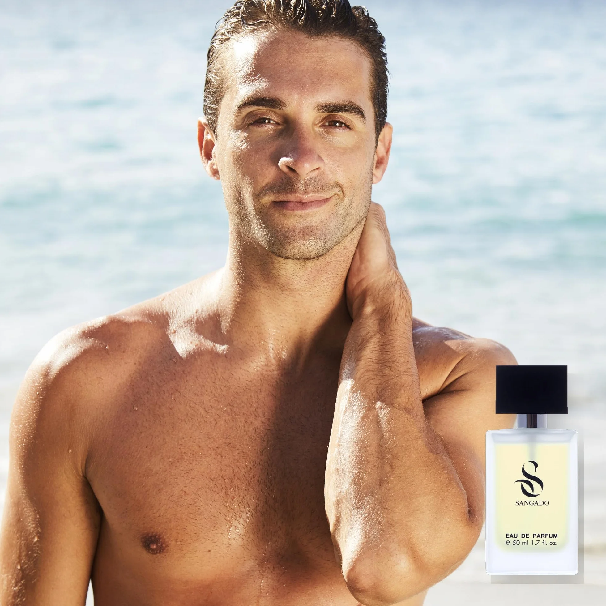 NIEWIDOCZNY przez SANGADO, Perfumy dla mężczyzn (eau de parfum), 8-10 godzin długotrwałego utrzymywania się, Luksusowy zapach, 50 ml, Kod: 646