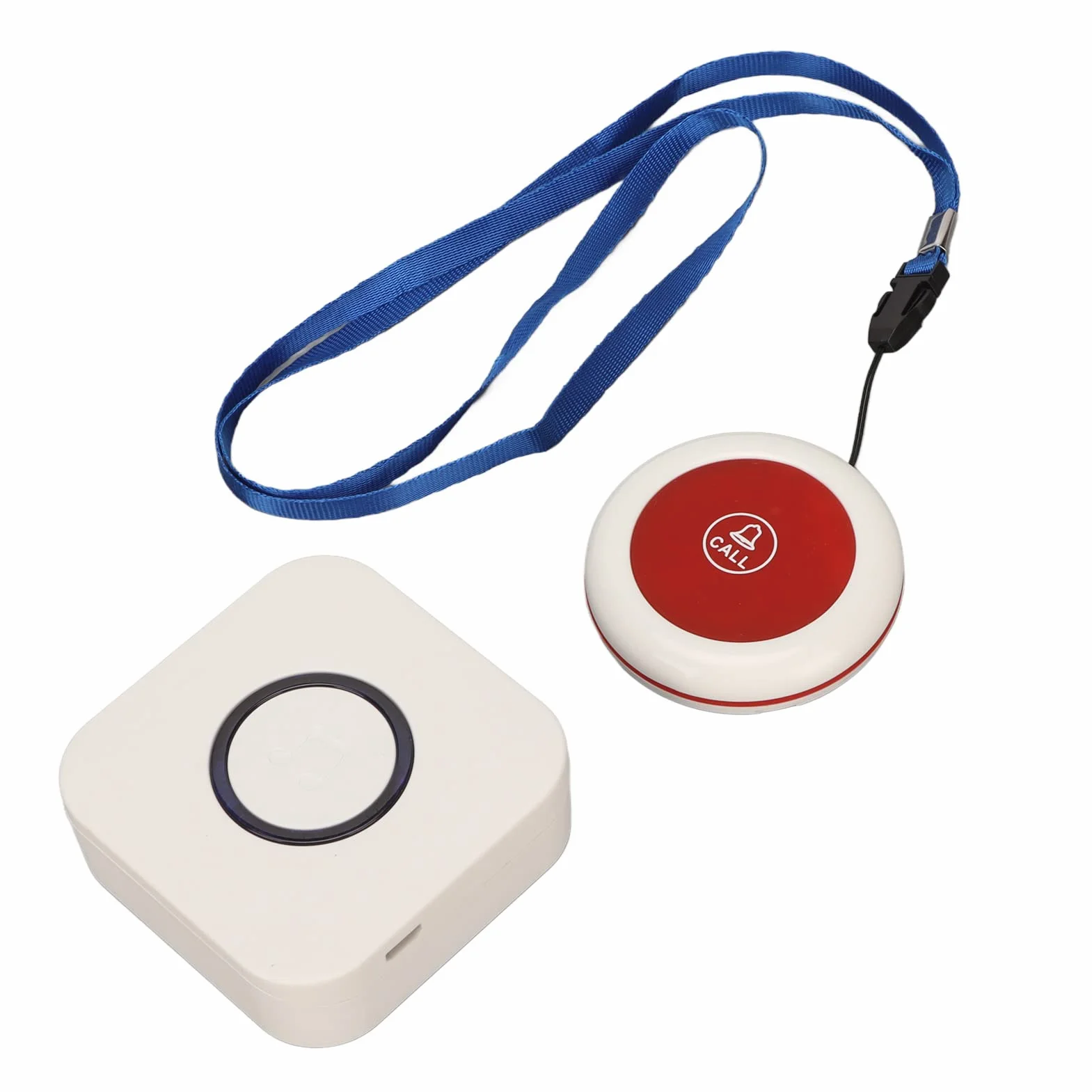 Caregiver Pager Wireless, Caregiver Call Button Systems For Seniors, Fall Alert Devices For Seniors, Help Buttons With Necklace, 38 Music 4 Level Volume