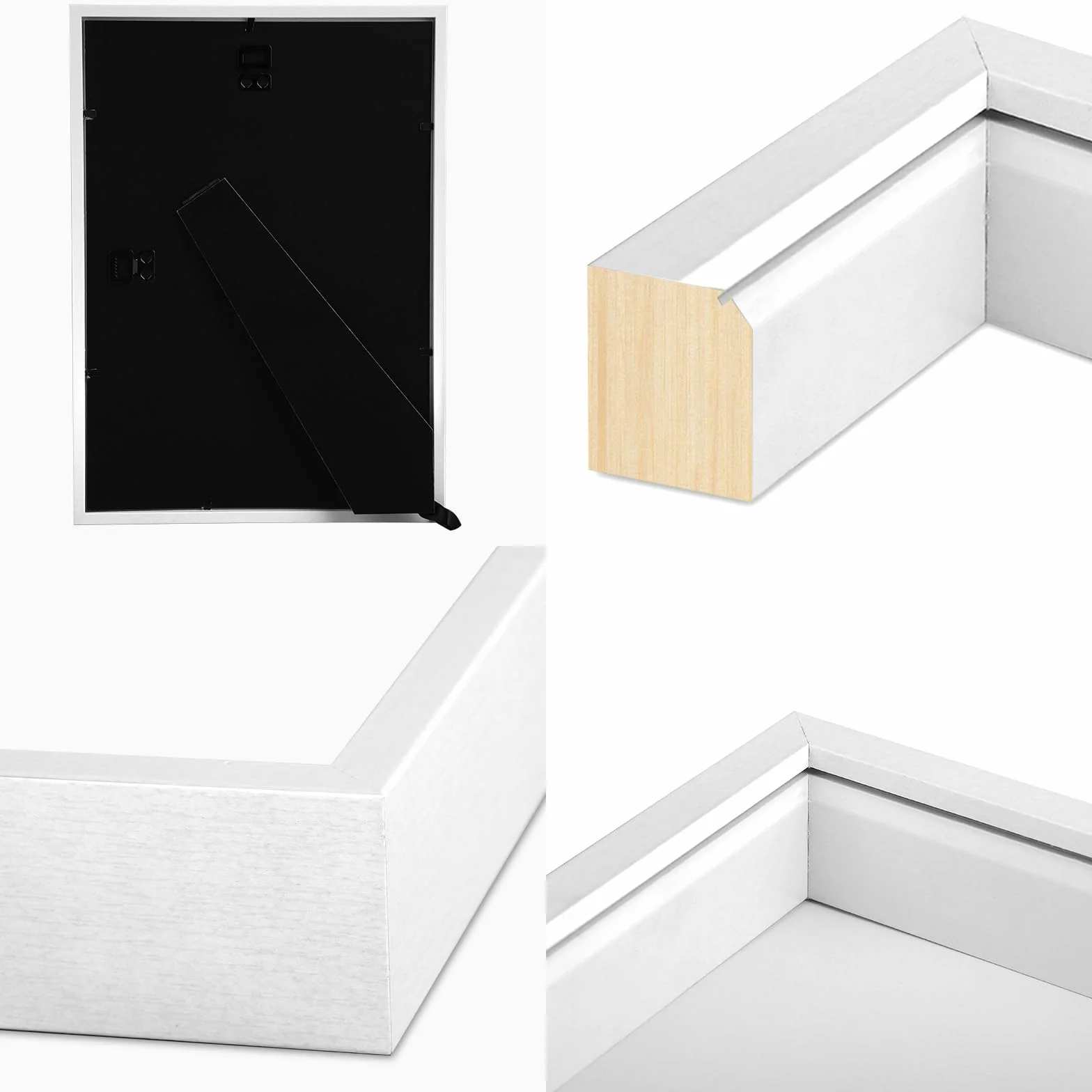 3D Ramka do Wypełniania z Pleksi A4 (21x29,7 cm) – ​Głęboki Obiektowy Rama 3 cm, MDF, Uniwersalna do Dekoracji Domu, Zawieszanie lub Ustawianie