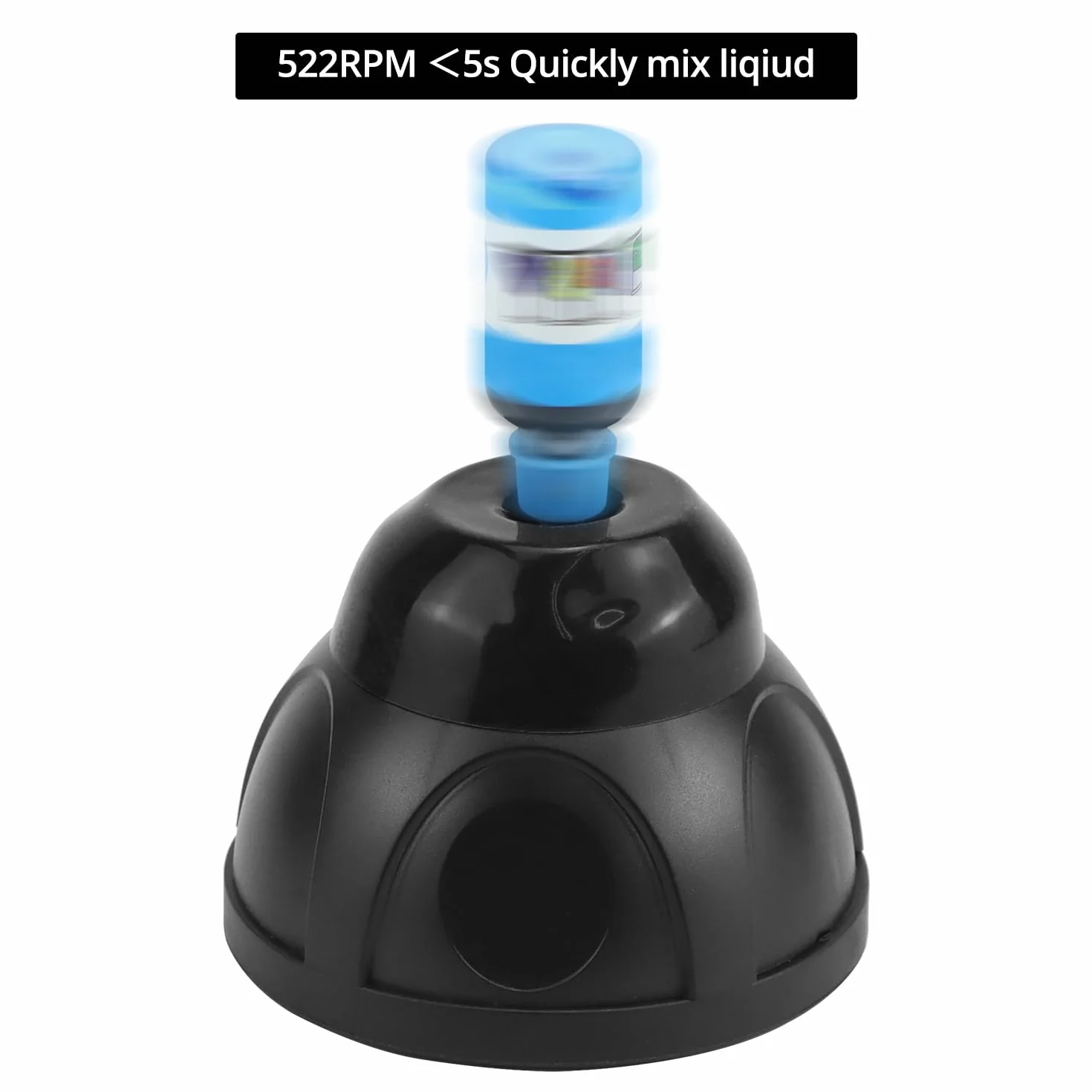 QWORK® Vortex mikser, mini mikser elektryczny 5200 obr./min, do szybkiego mieszania farb, farb akrylowych