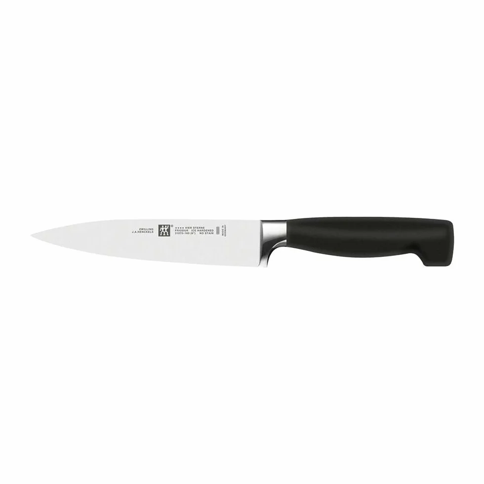 ZWILLING 3-częściowy zestaw noży, nóż do obierania, nóż do mięsa, nóż szefa kuchni, stal nierdzewna