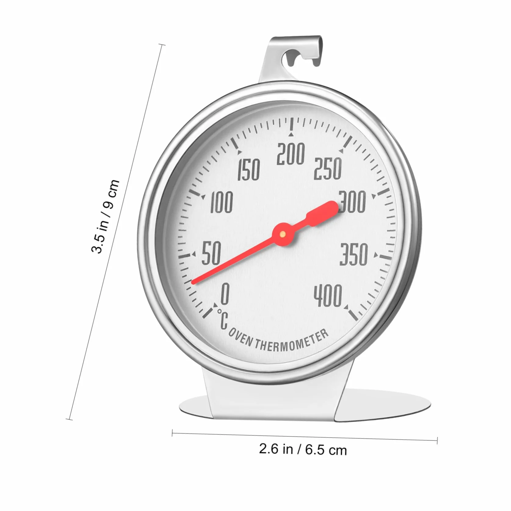 UPKOCH Termometr kuchenny do grilla z dużym wyświetlaczem 0-400°C