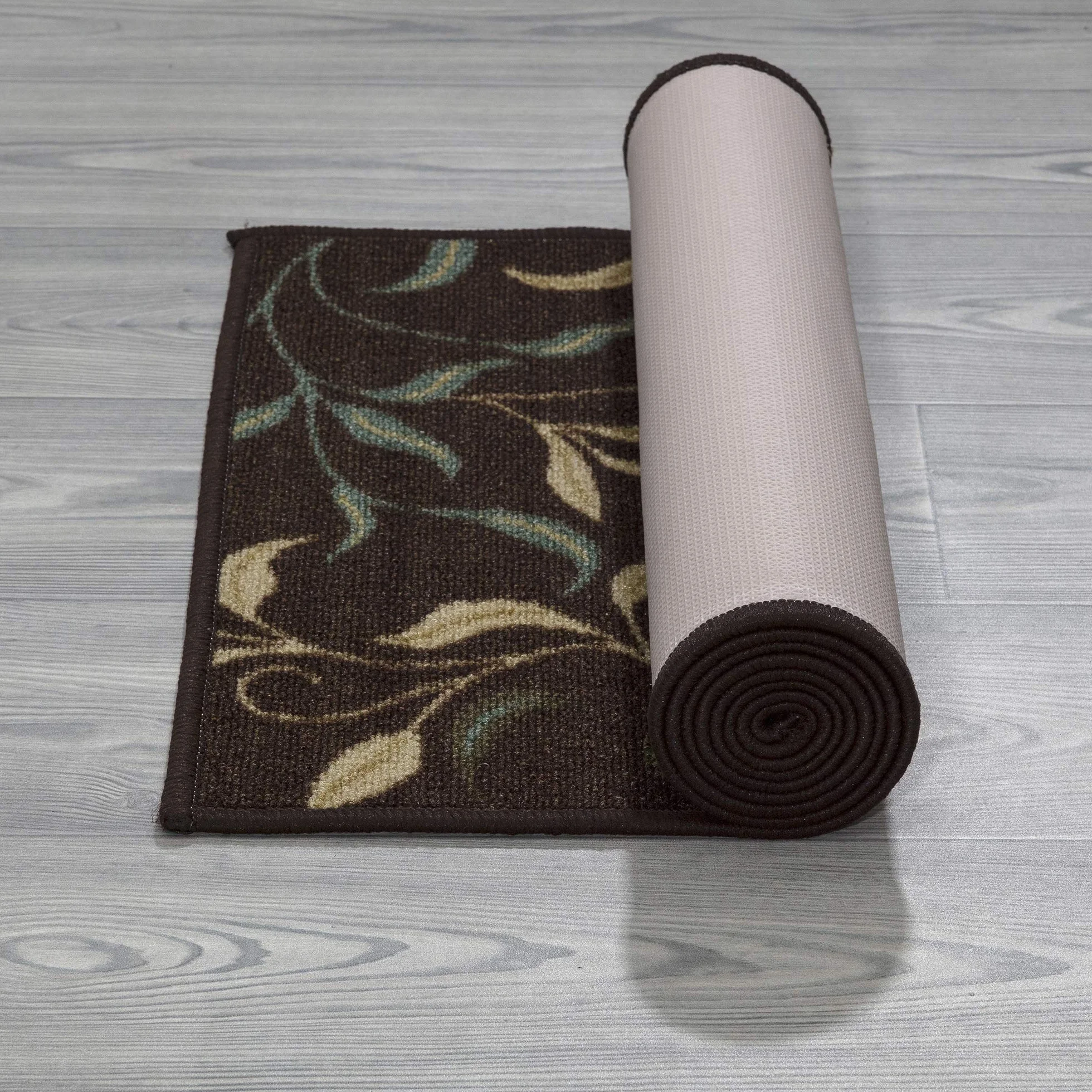 Ottomanson Ottohome Collection dywan z gumowym spodem 50x150 cm brązowy