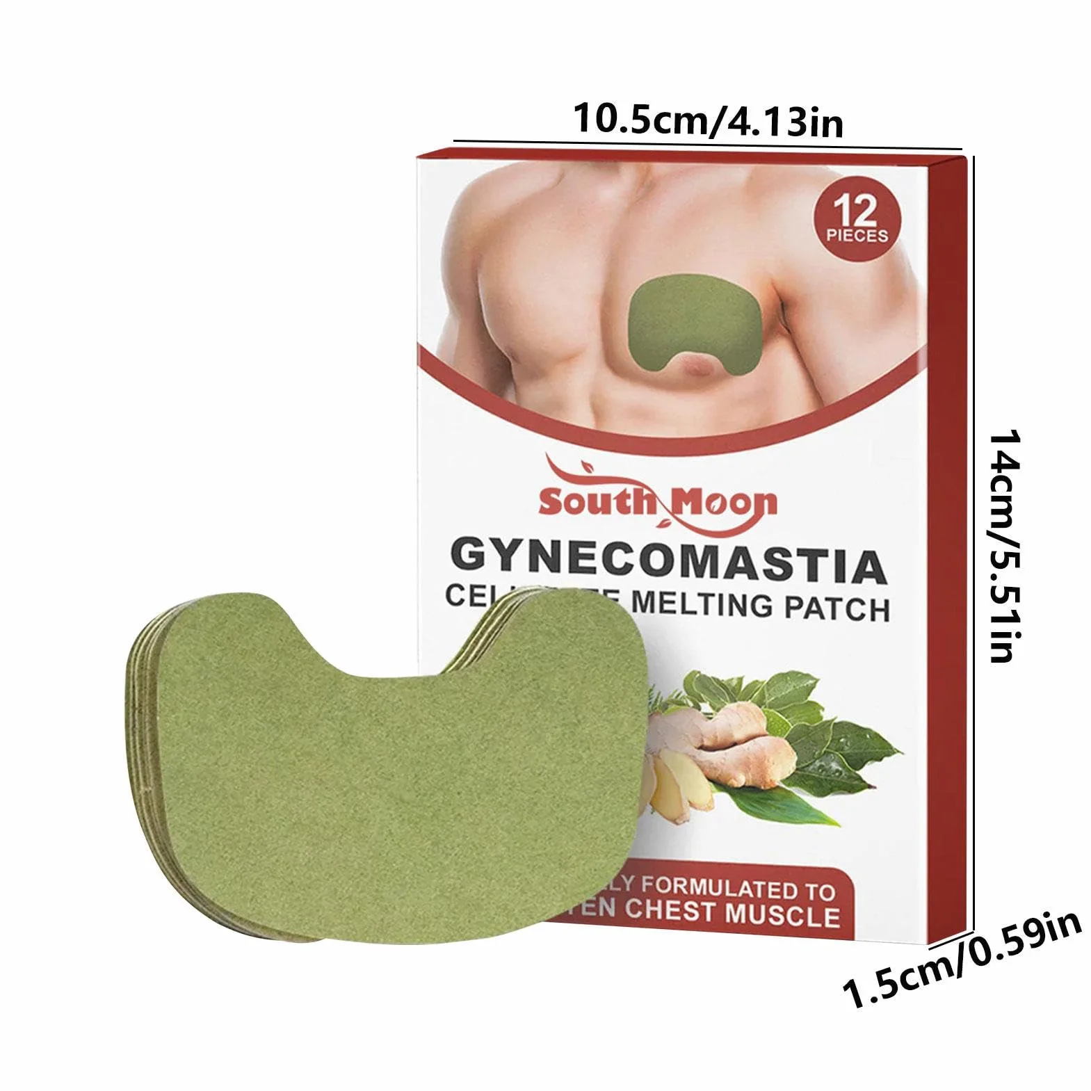 12 plastrów ginekomastii dla mężczyzn | plastry ginekomastii redukujące cellulit | plastry ginekomastii ujędrniające | skuteczne plastry do masażu dla mężczyzn