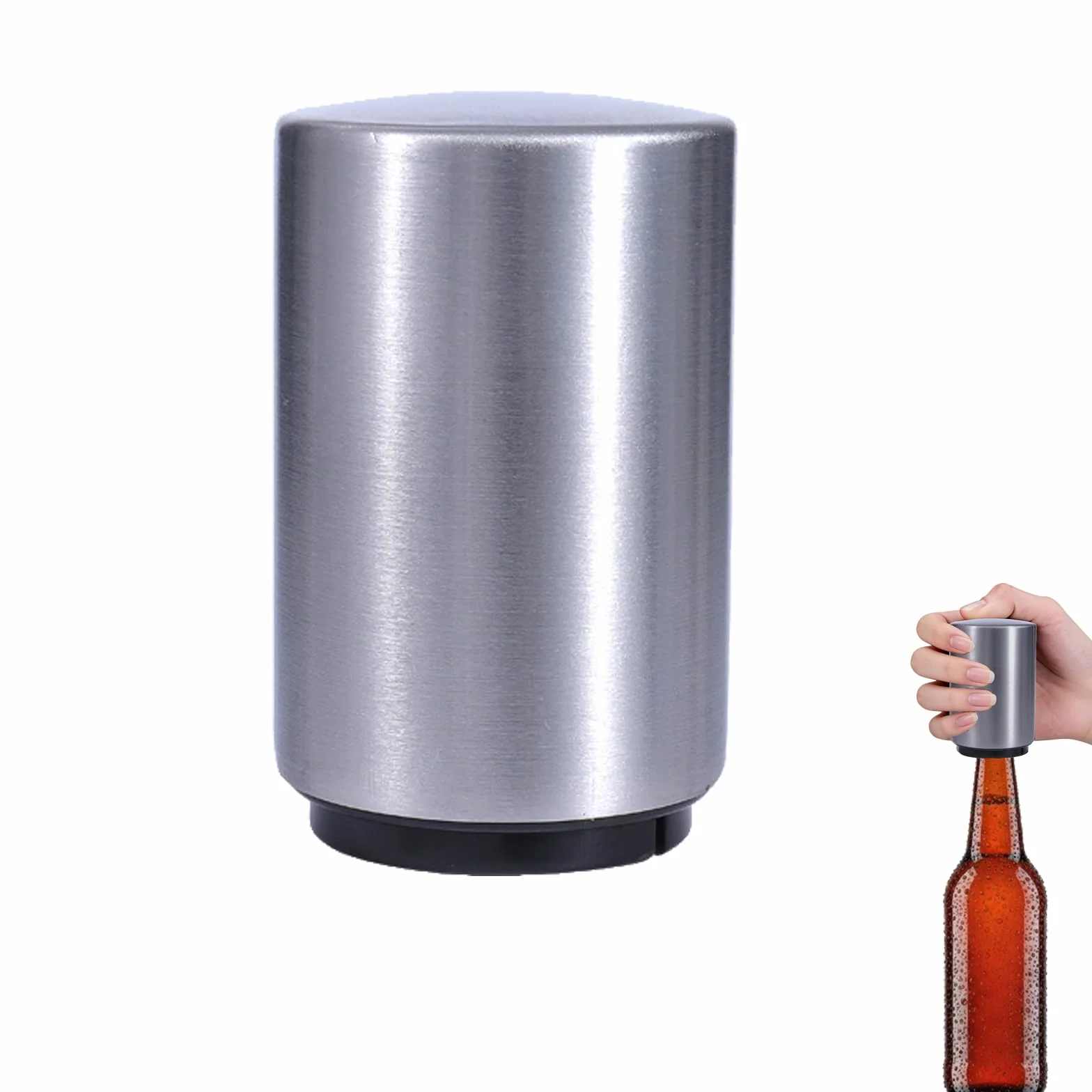 Magnetyczny otwieracz do piwa ze stali nierdzewnej, automatyczny otwieracz do butelek