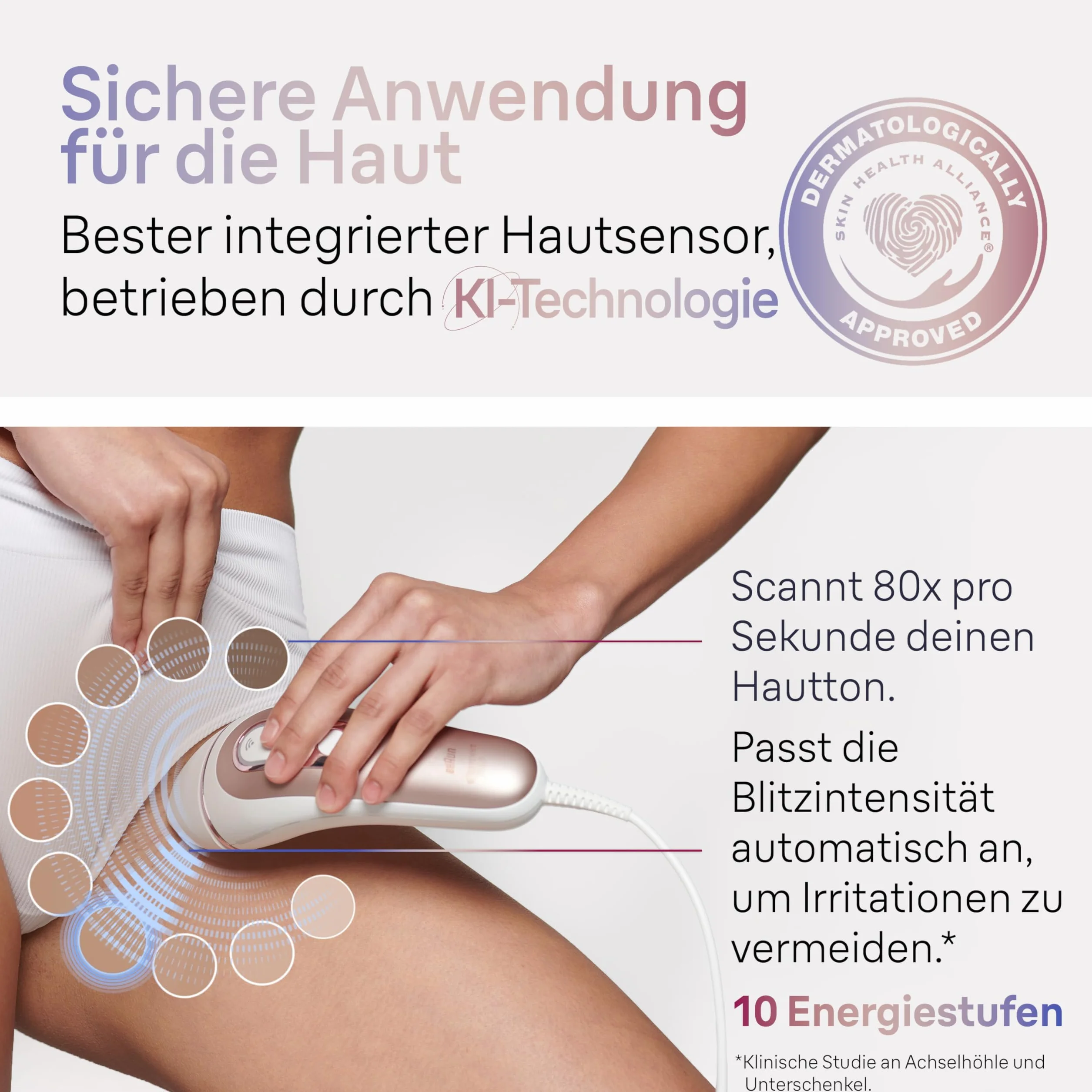 Braun IPL Silk·expert Pro 3 – urządzenie do usuwania włosów IPL, trwałe i bezbolesne usuwanie włosów w domu – w zestawie etui, golarka Venus, 2 nasadki, zaprojektowane w Niemczech – PL3136, biały