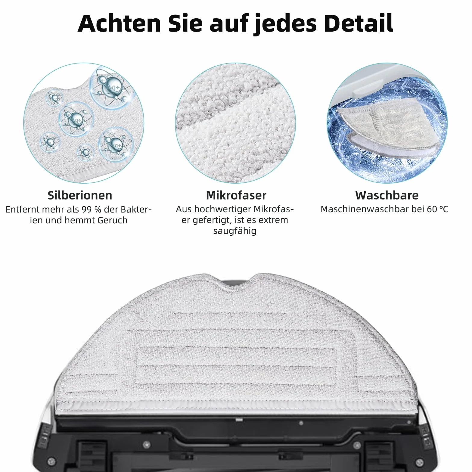 Roborock S8/S8+ akcesoria 17 sztuk szczotki główne ściereczki filtry szczotki boczne