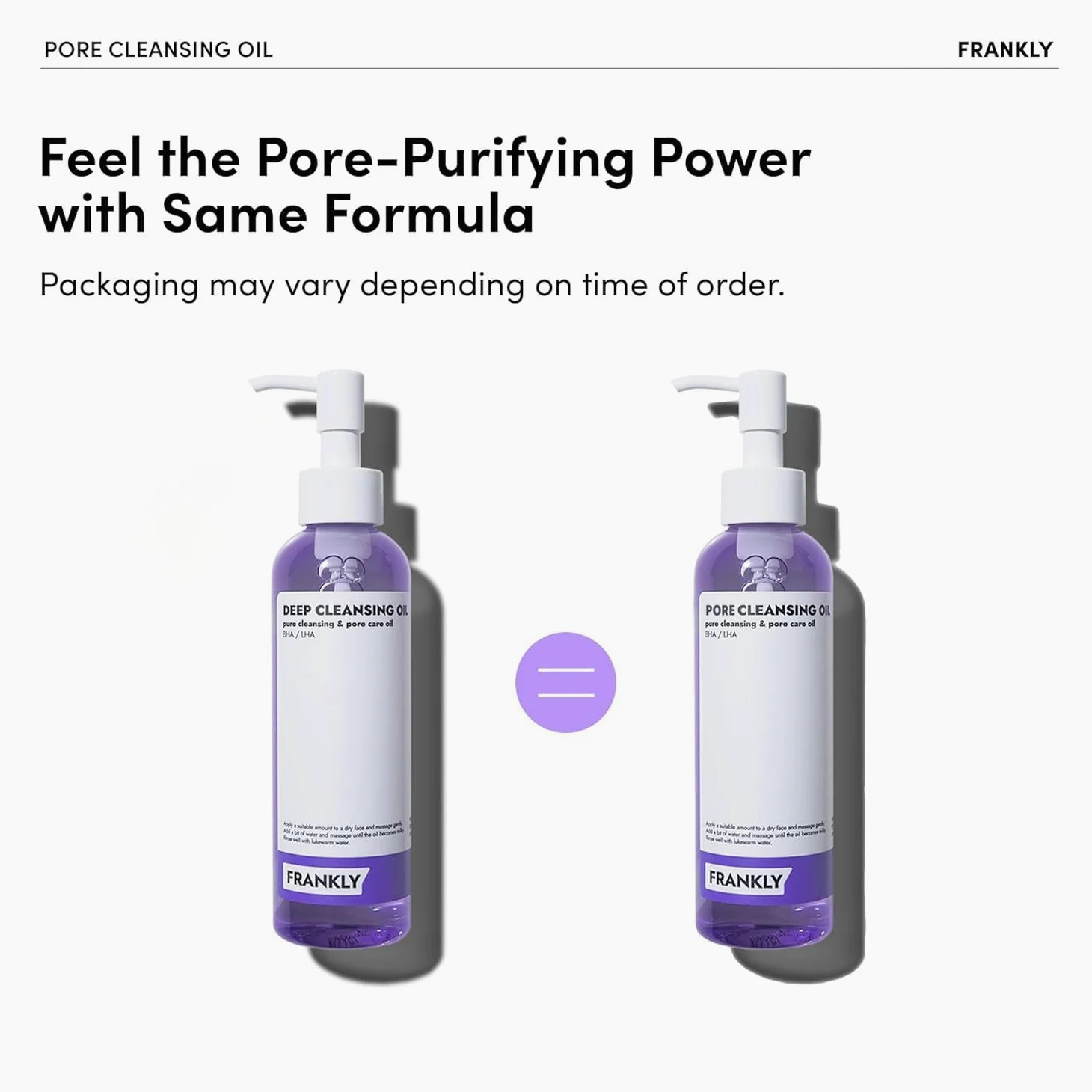 FRANKLY Deep Cleansing Oil 200 ml - złuszczający olejek do demakijażu