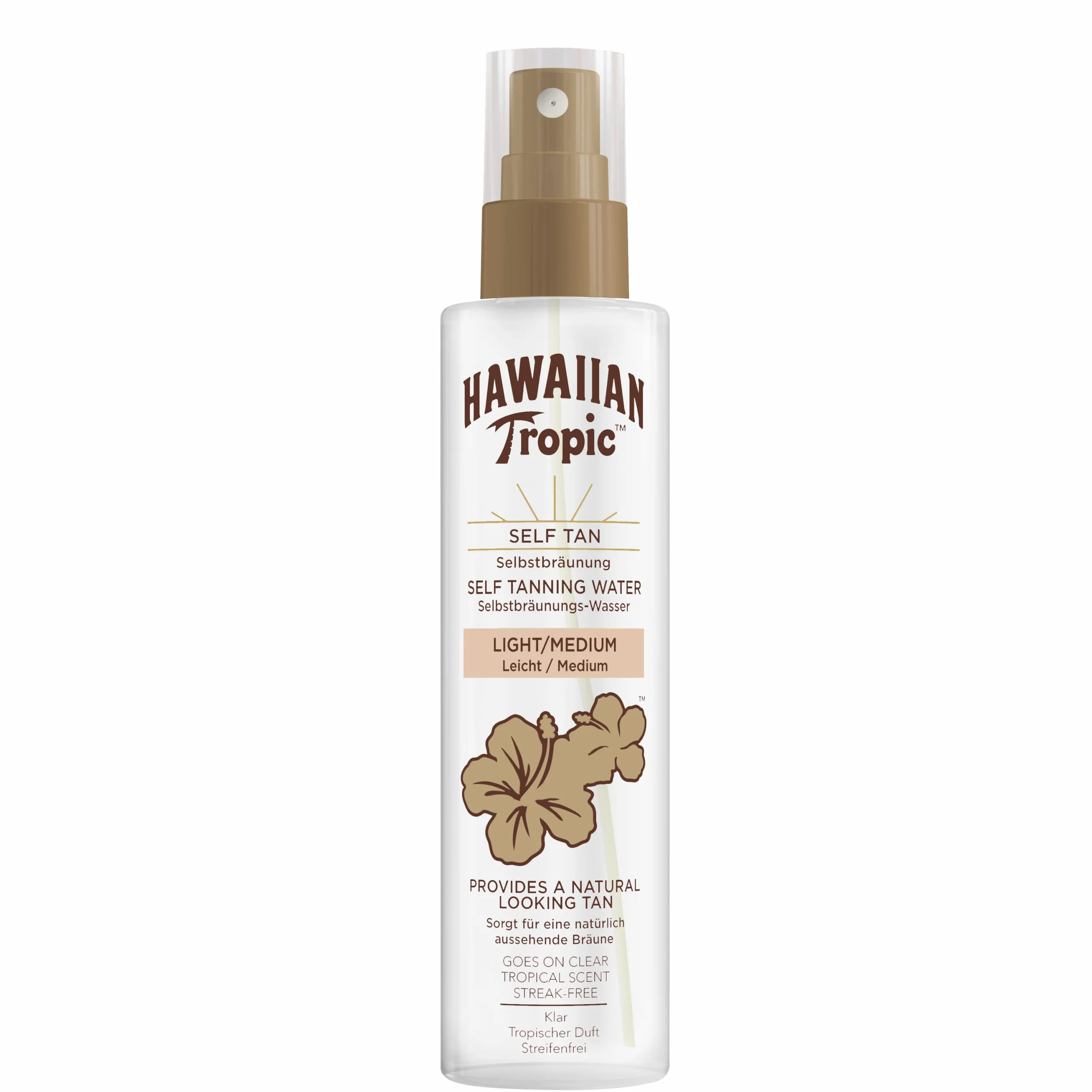 HAWAIIAN Tropic Woda samoopalająca Light/Medium do twarzy i ciała
