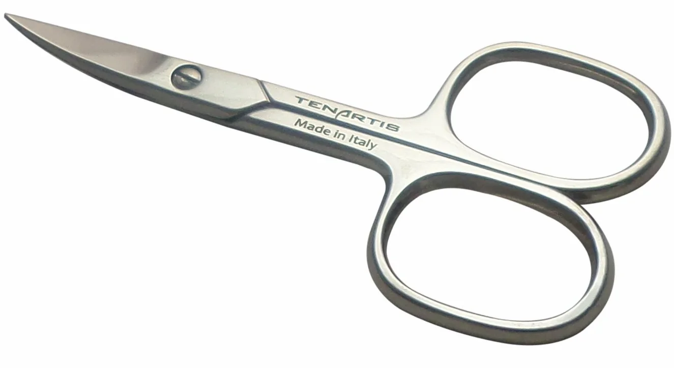 Tenartis 325 5-częściowy zestaw etui do manicure z prawdziwej skóry - czarny nappa