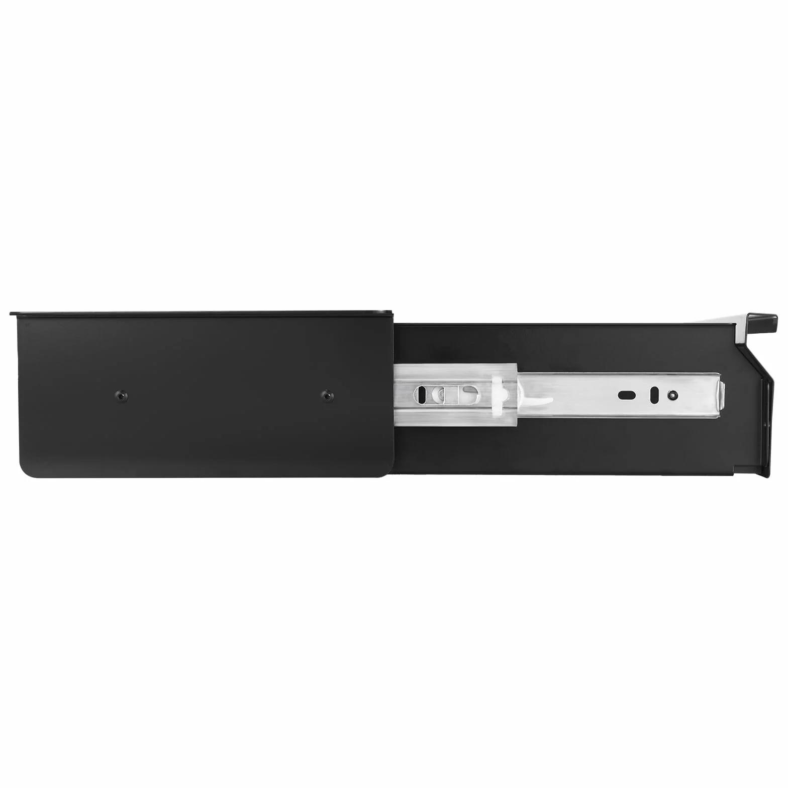 VEVOR Wysuwana szuflada pod biurkiem o szerokości 66 cm, montowany pod biurkiem, ukryty organizer do przechowywania, pod stołem, szuflada na ołówki do biura, domu, do siedzenia, stacji roboczej, 74 x