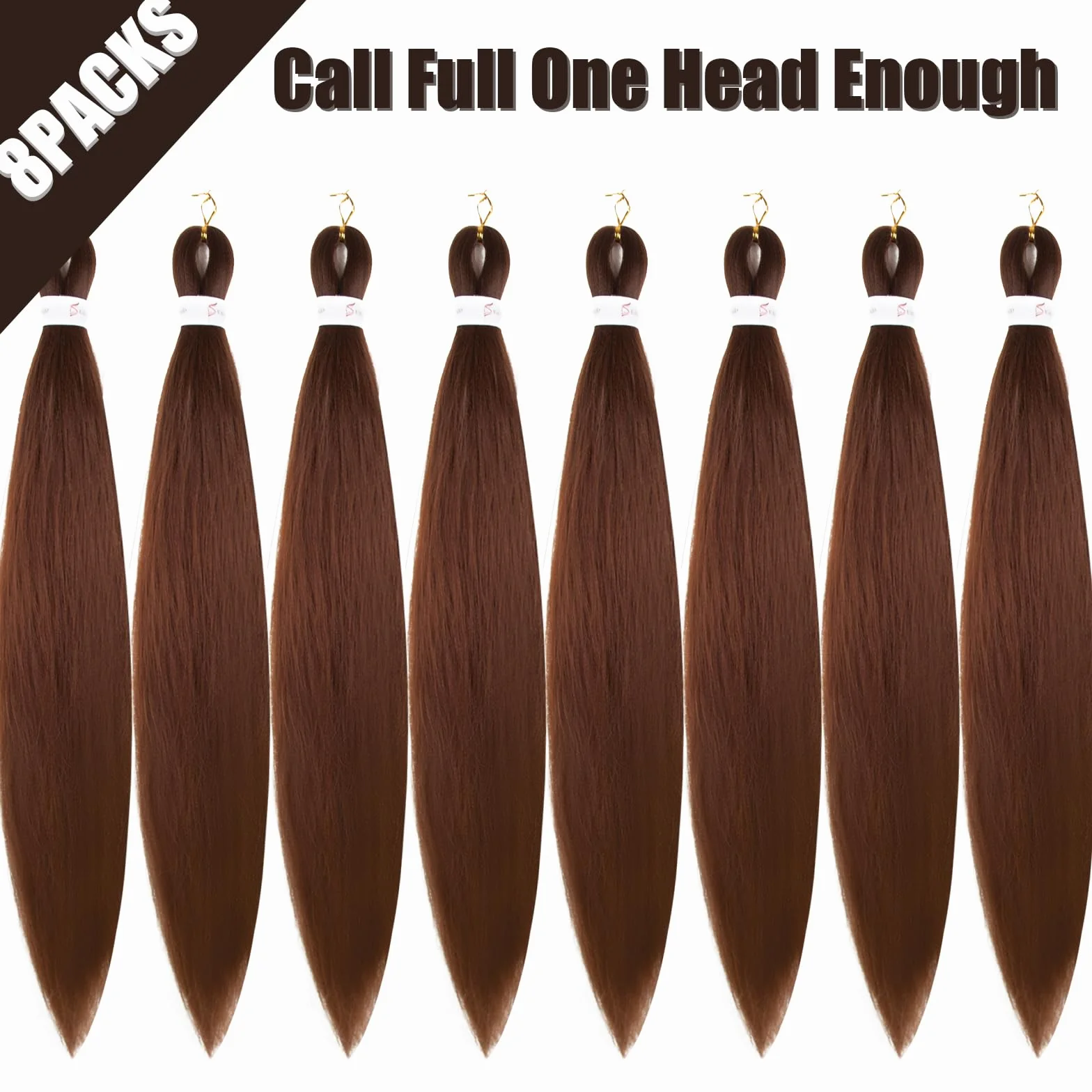 Professional Easy Crochet Braid Hair 66 cm 8 Opakowań Hot Water Setting Soft Synthetic Braiding Extension for Twist Senegalese Crochet Hair